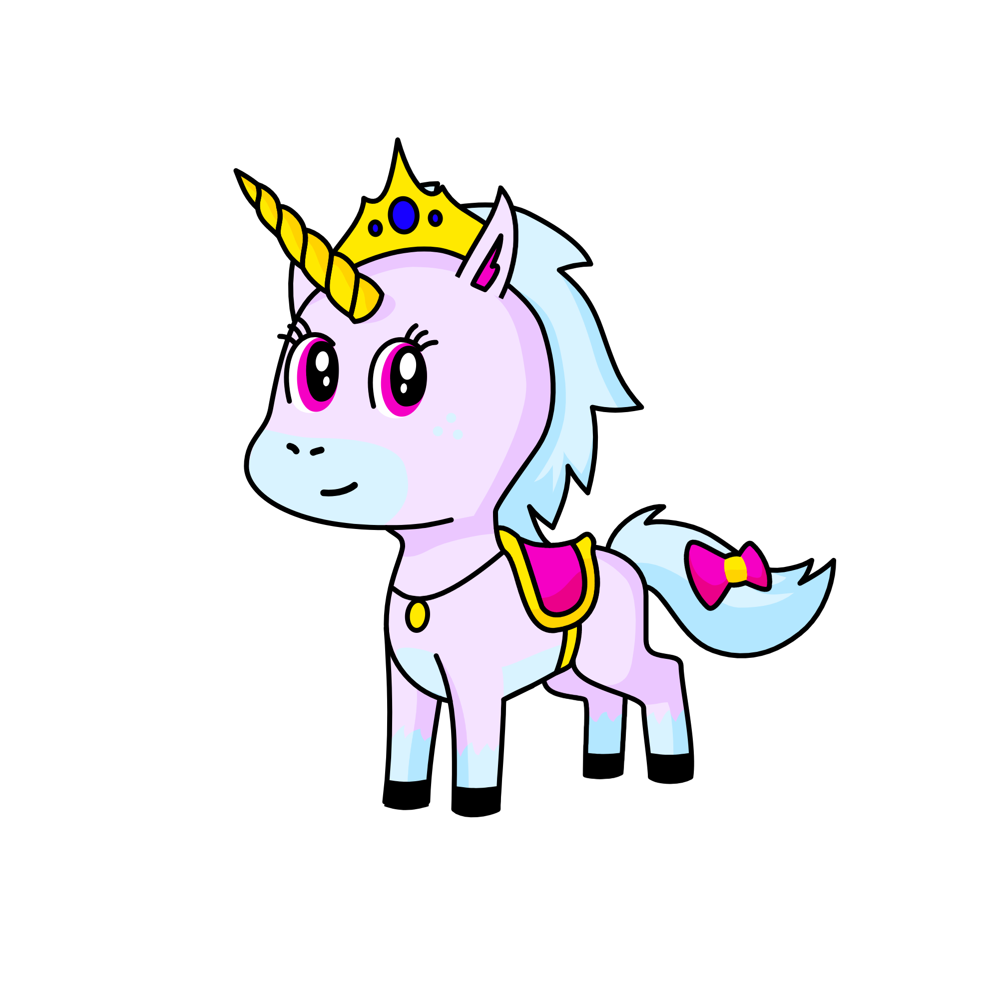 Princess Kitten, the unicorn