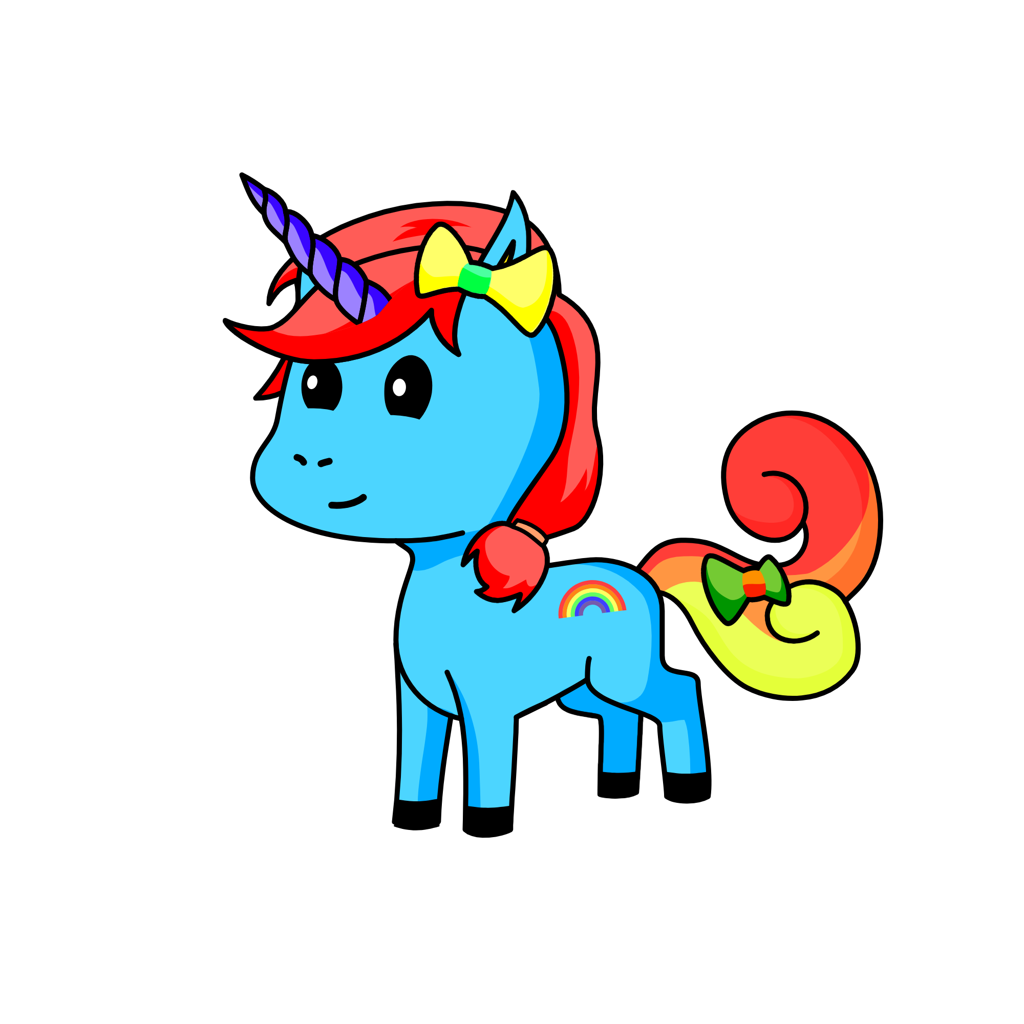 rinbowdsh, the unicorn