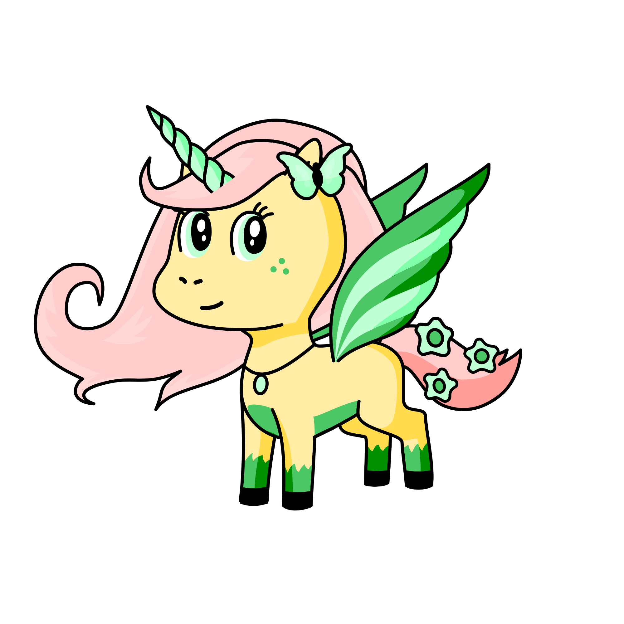 Earth Shimmer, the unicorn