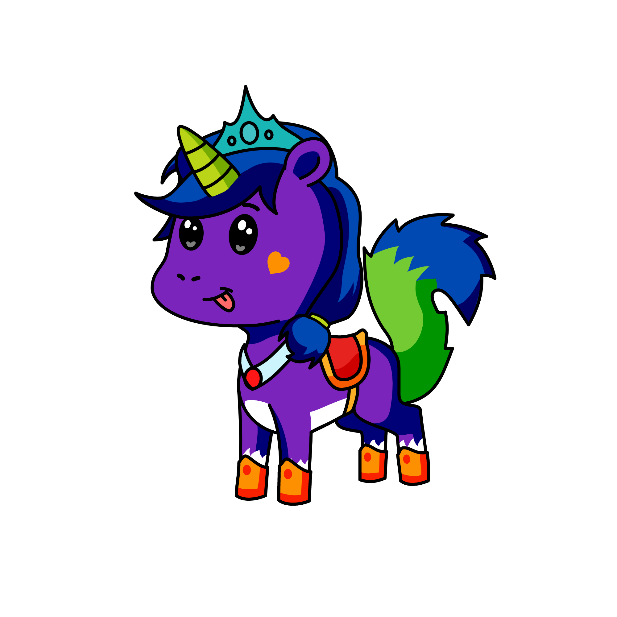 princess, the unicorn
