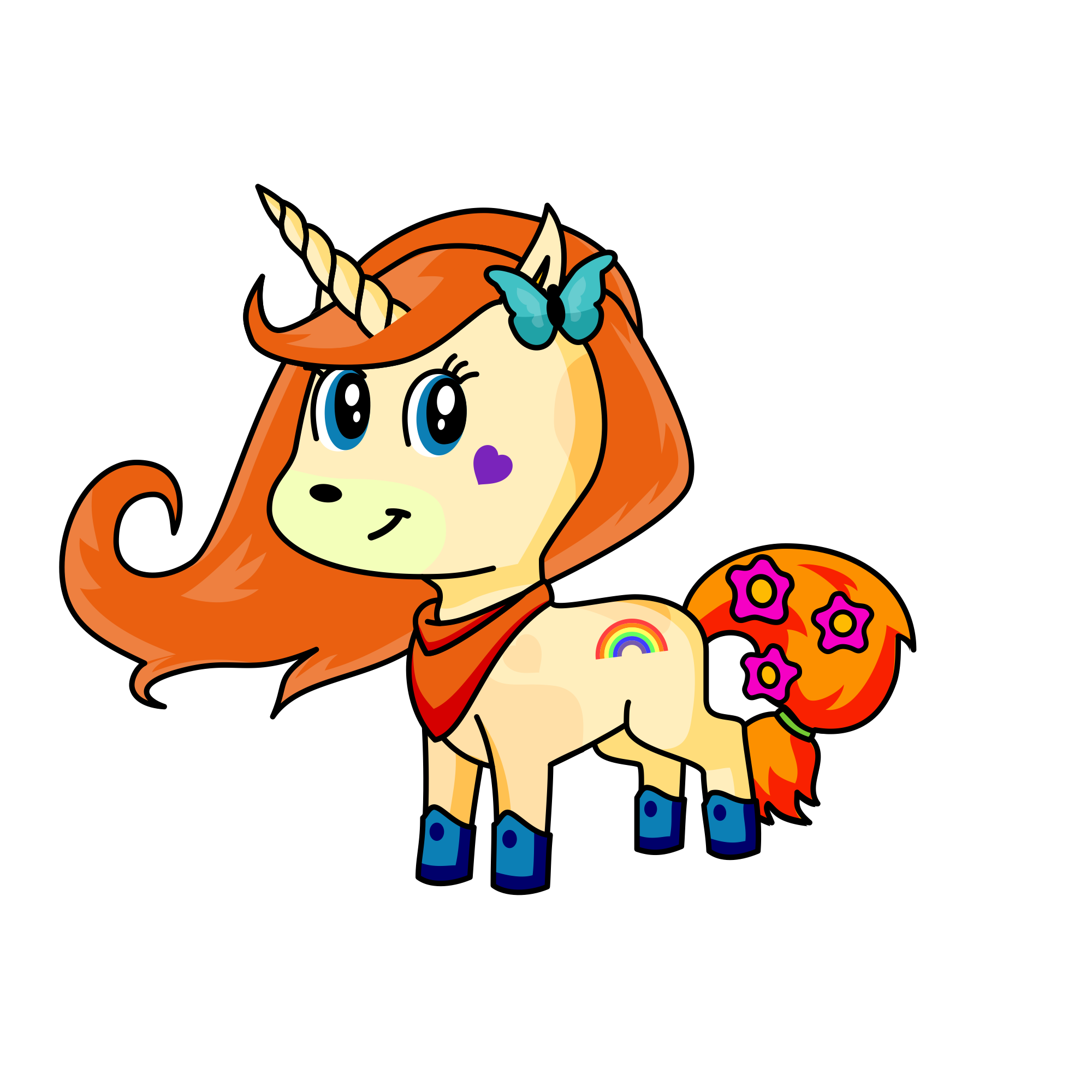 Riley, the unicorn