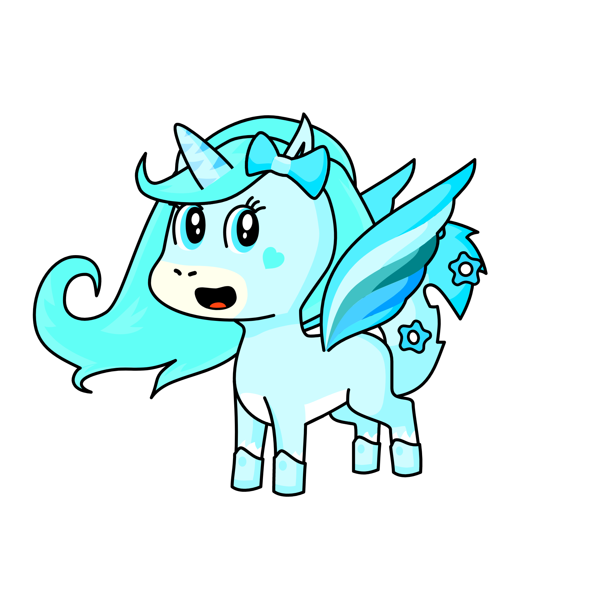Frosty, the unicorn