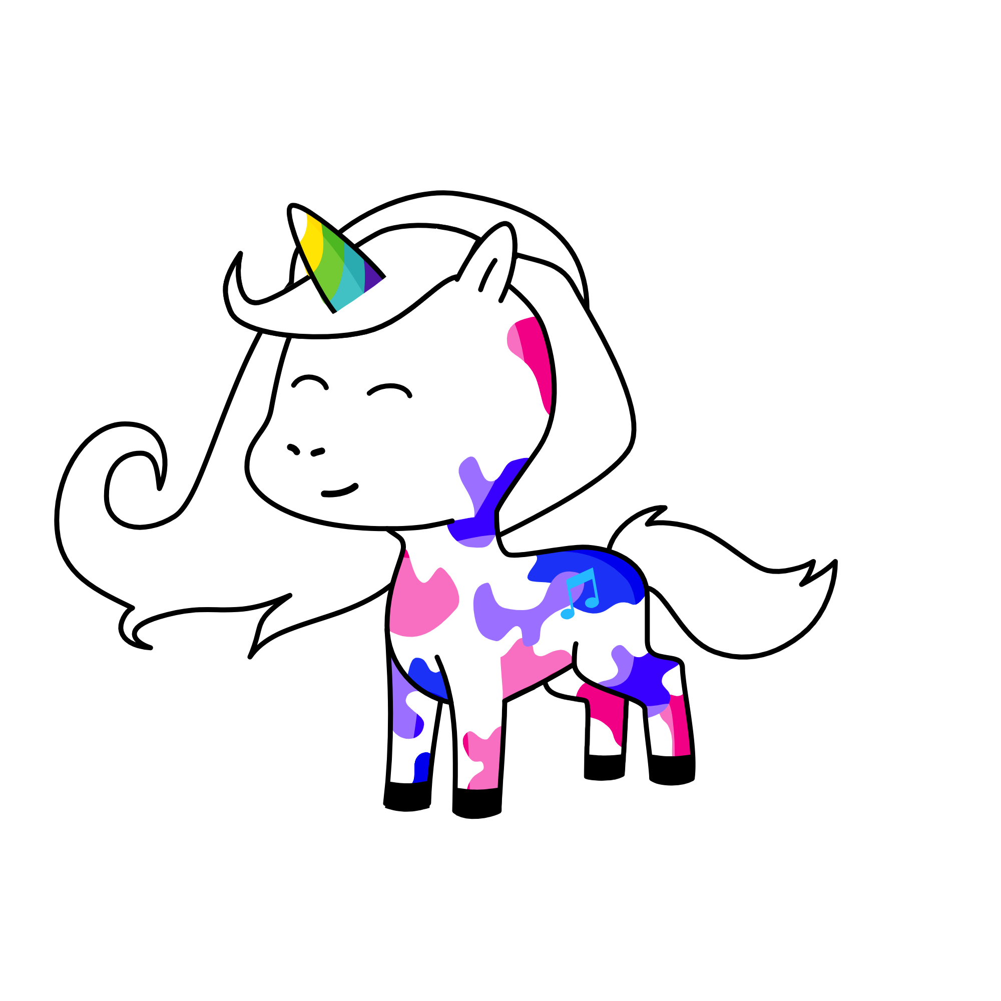 SANTA'S UNICORN REINDEER, the unicorn