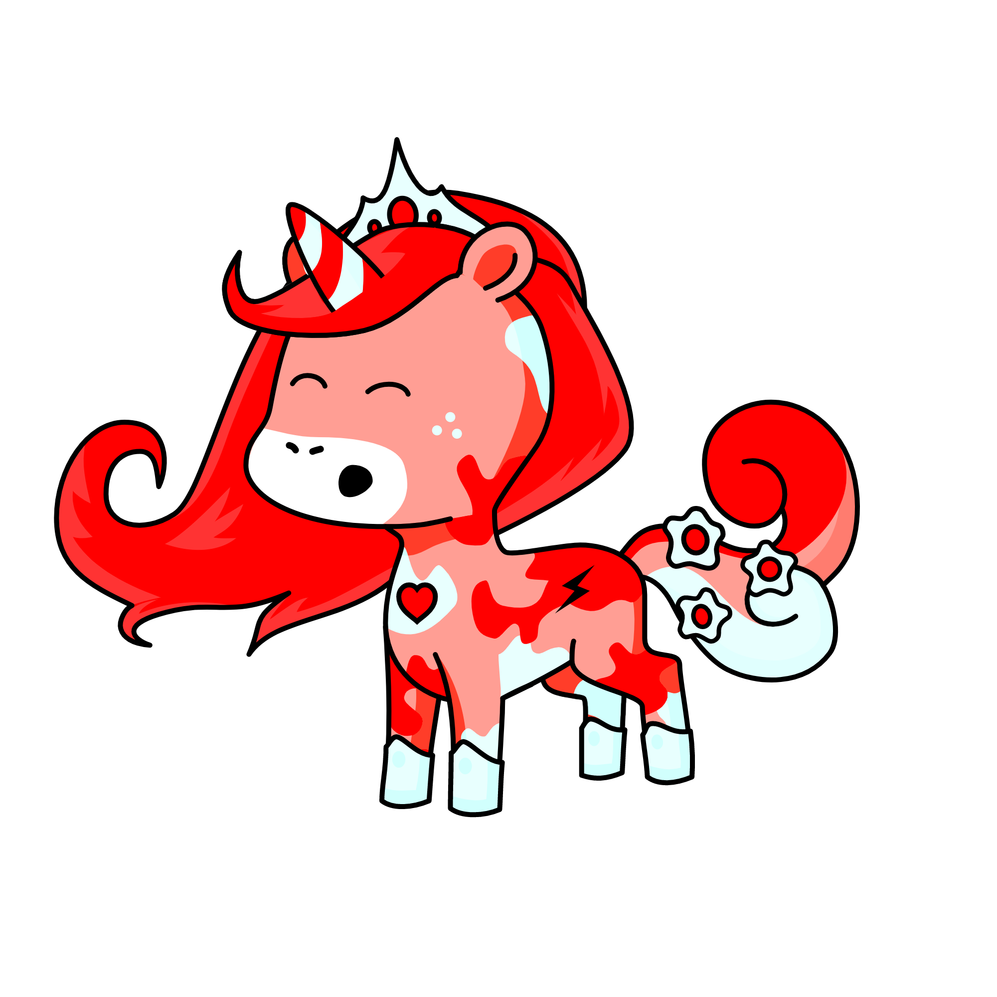 CandyCaneCallie, the unicorn