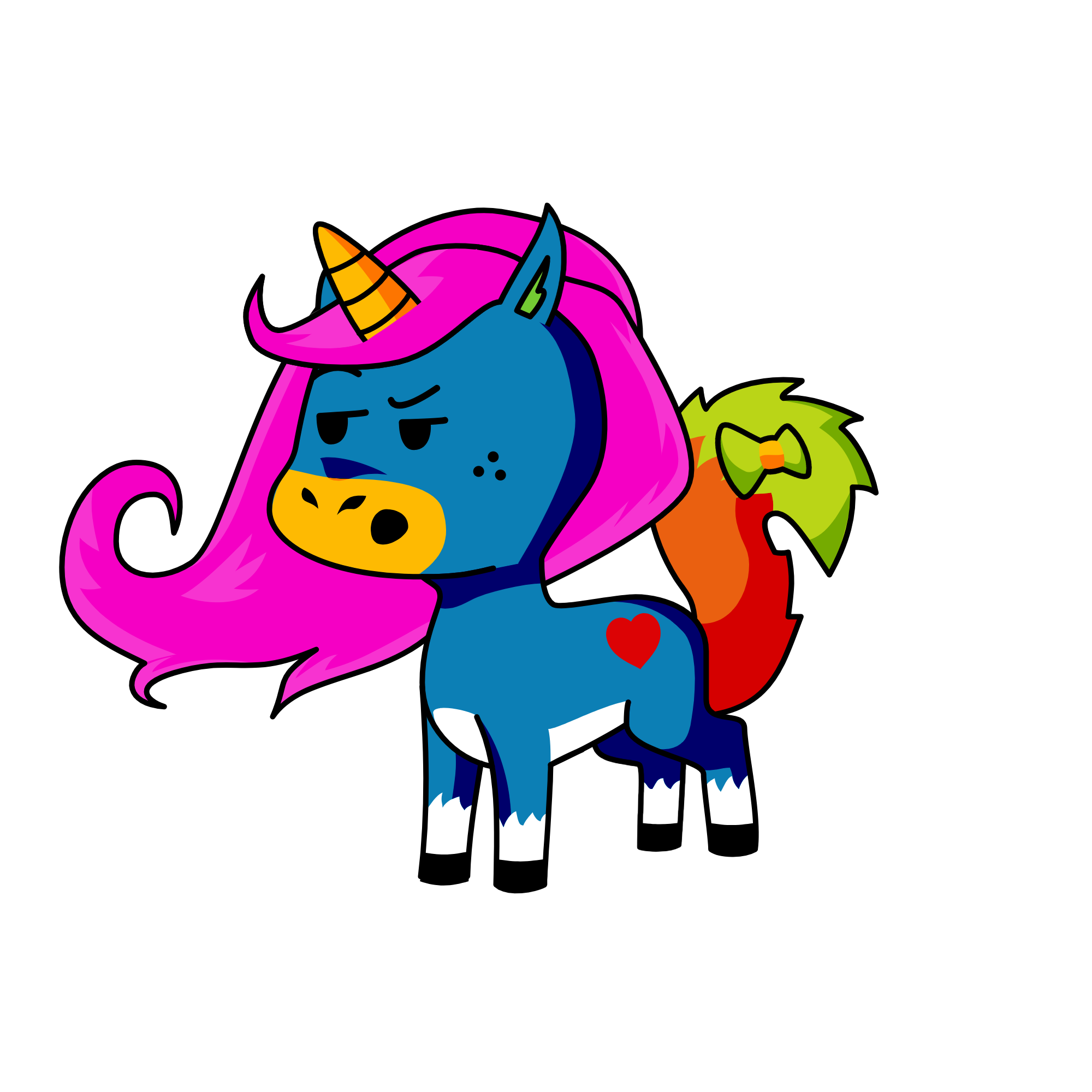 silly, the unicorn