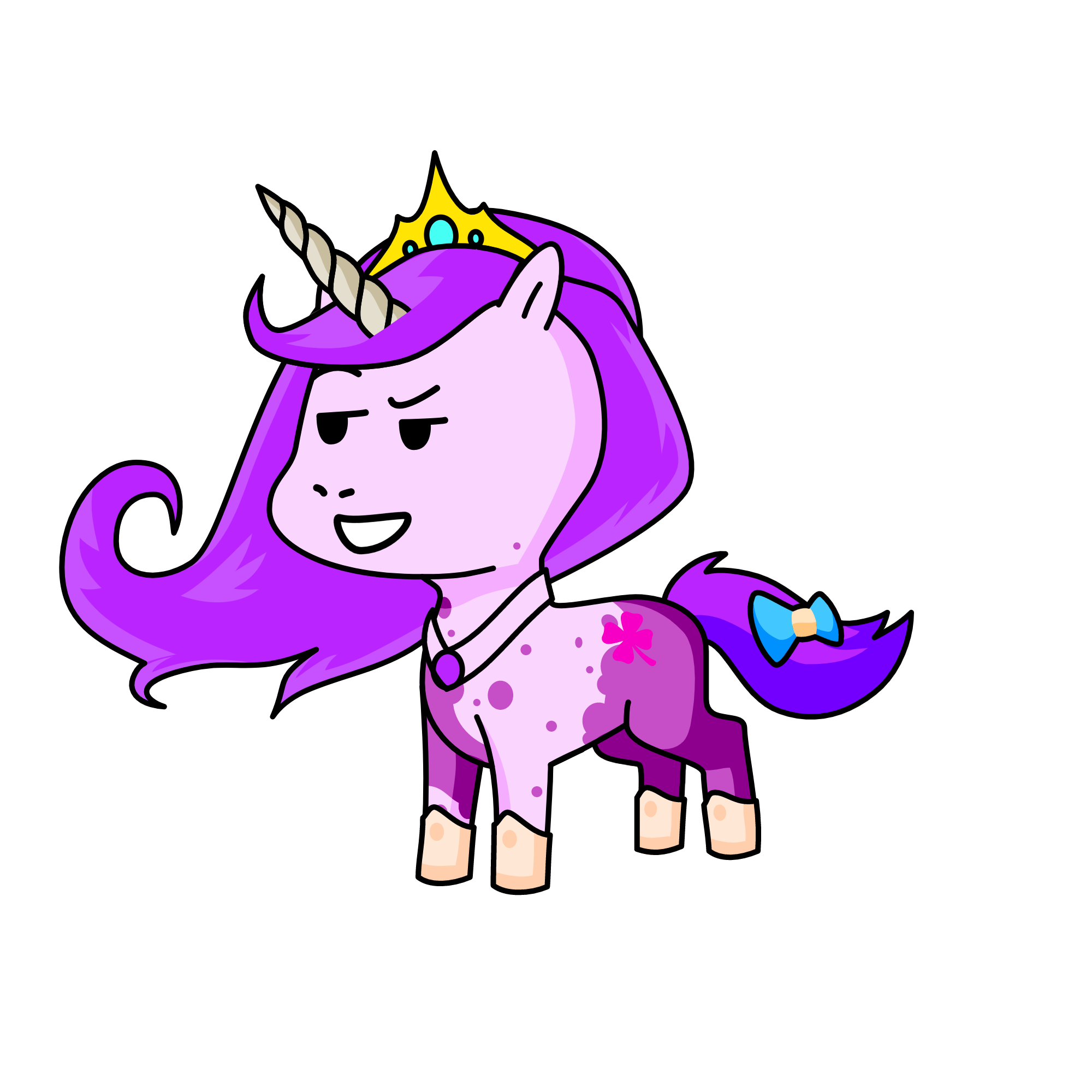 flutter, the unicorn