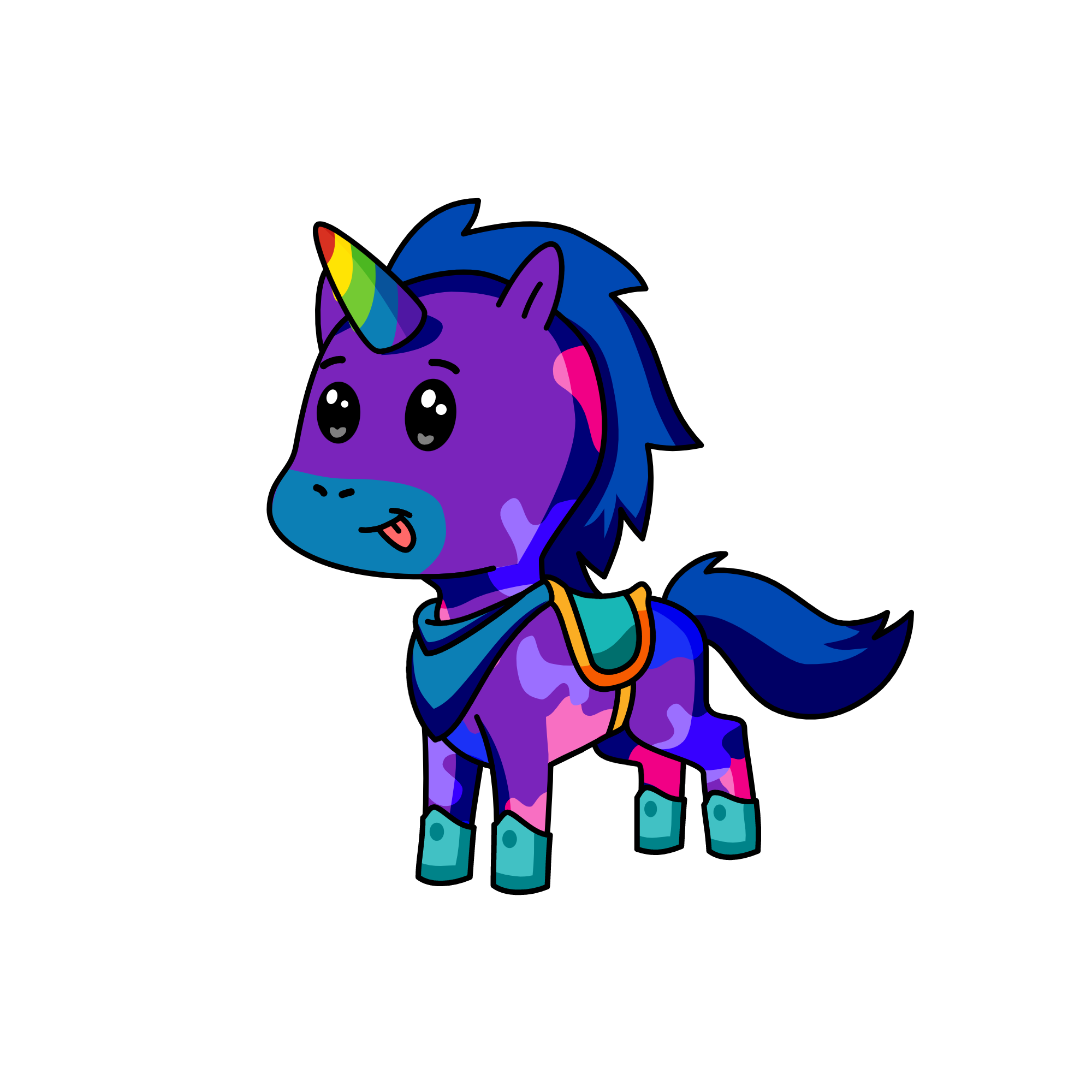 Punk, the unicorn