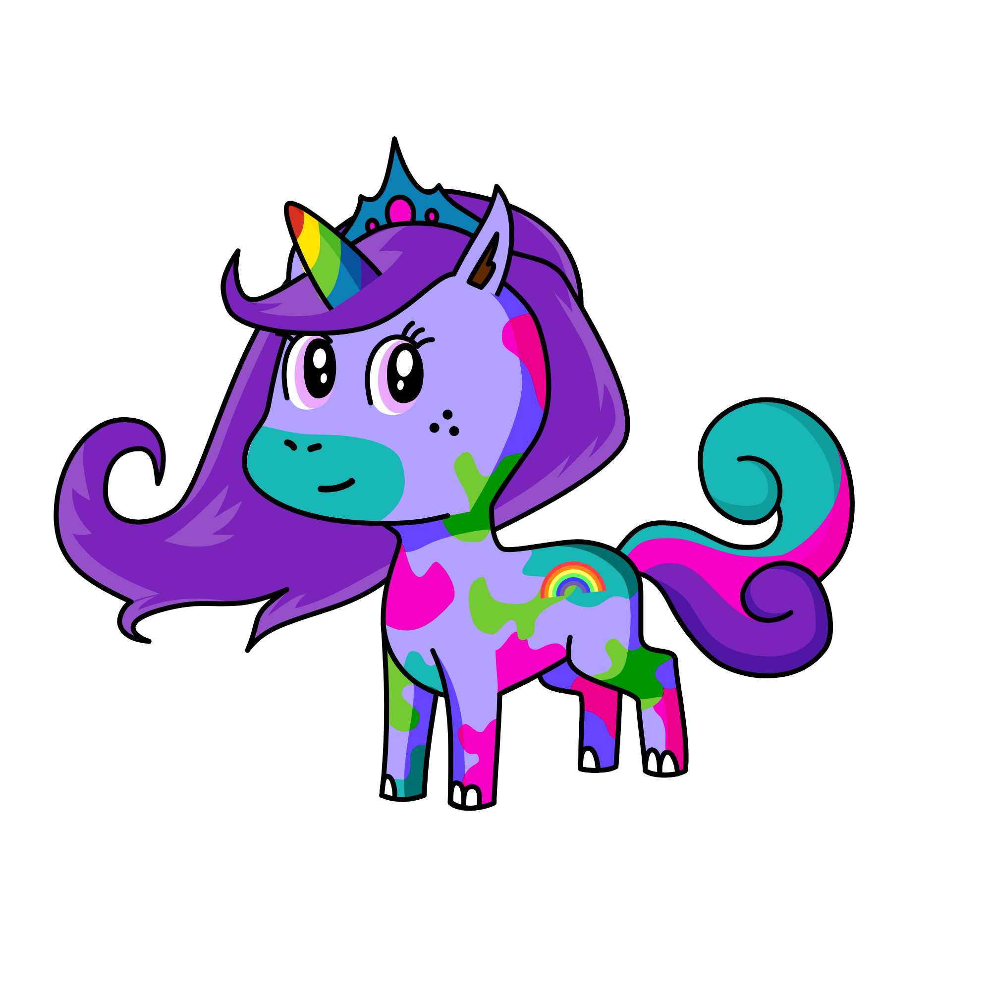 rainbow, the unicorn