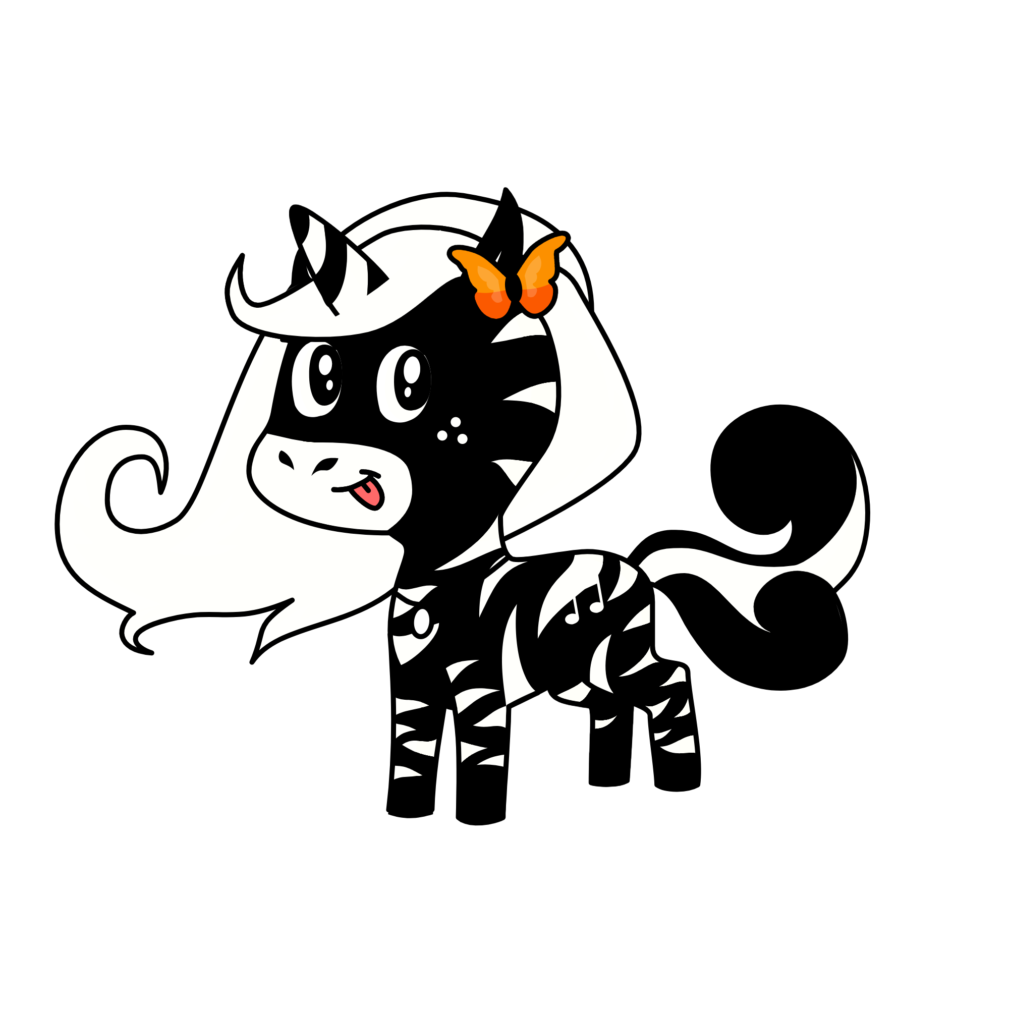 ⚡blite⚡=black/white, the unicorn