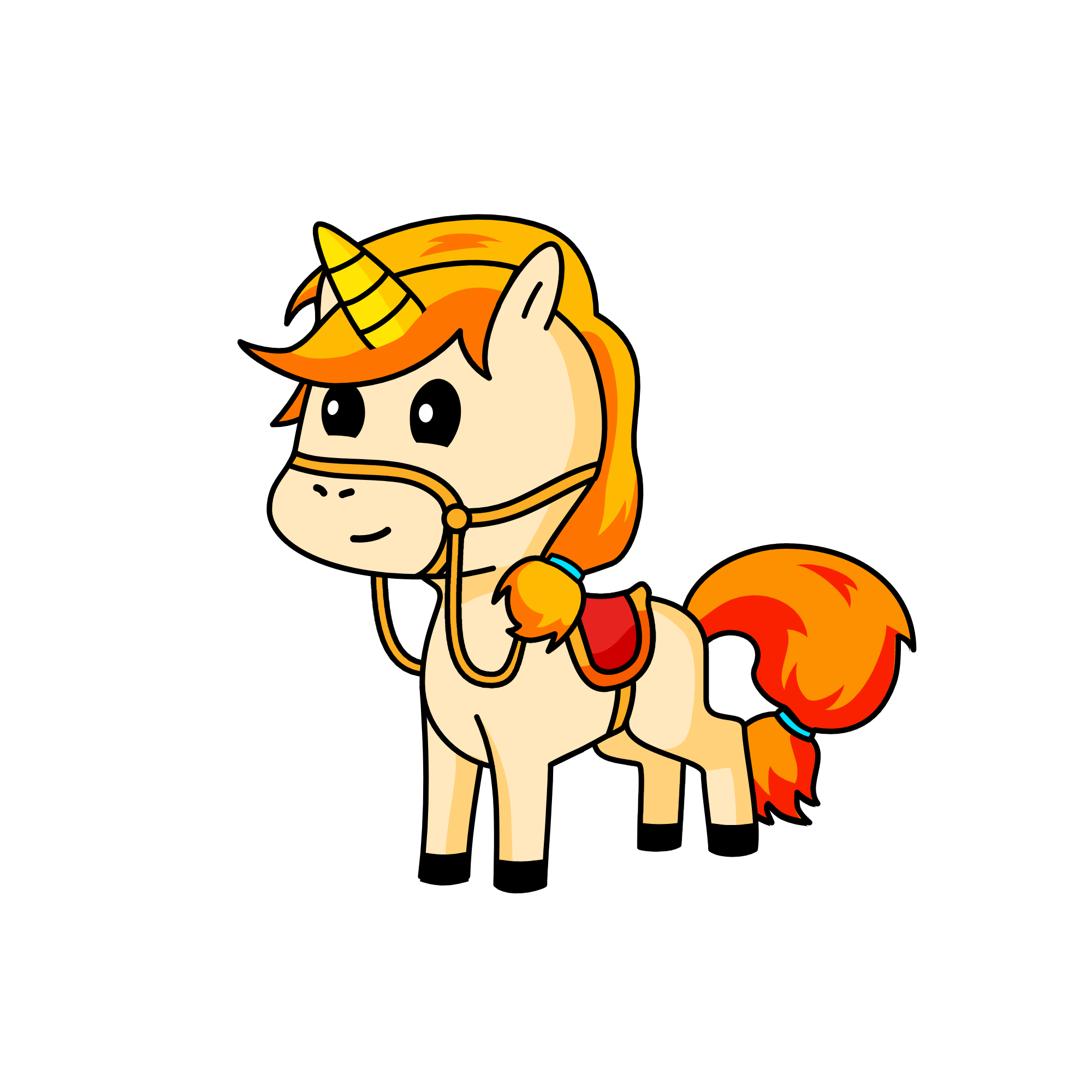 Sand, the unicorn