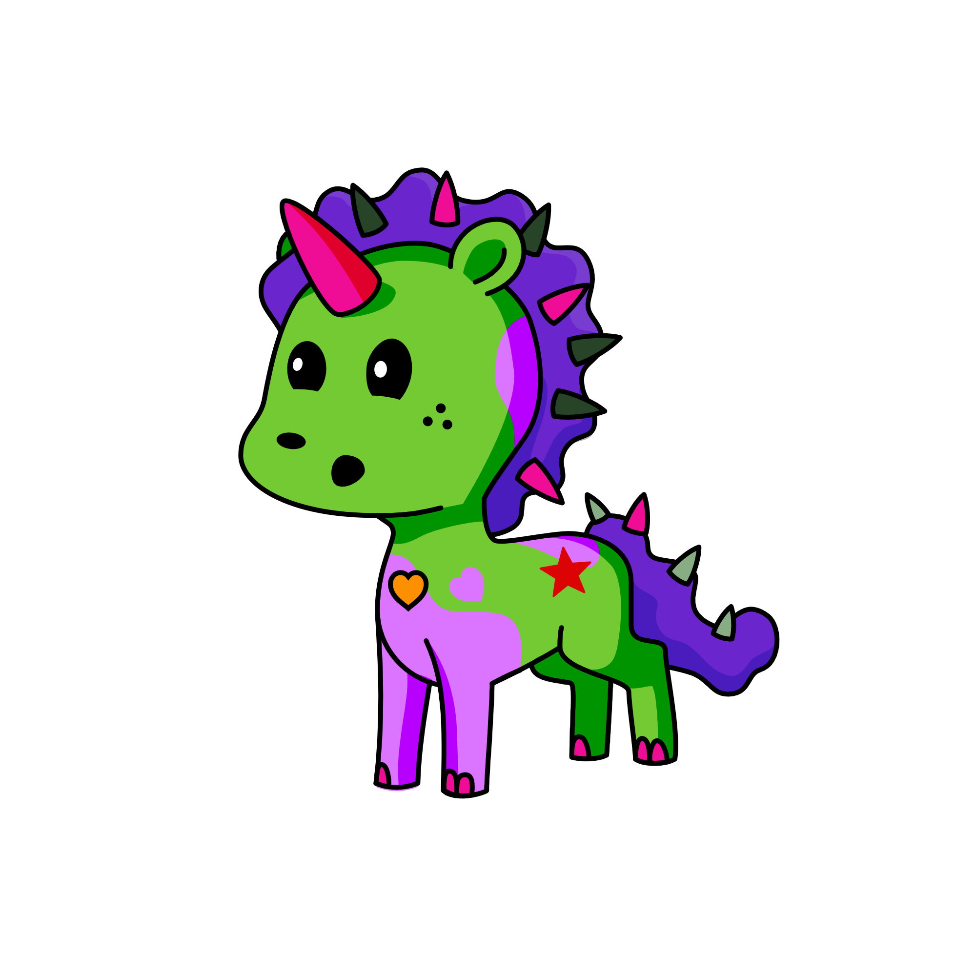 Junkyard Beauty, the unicorn