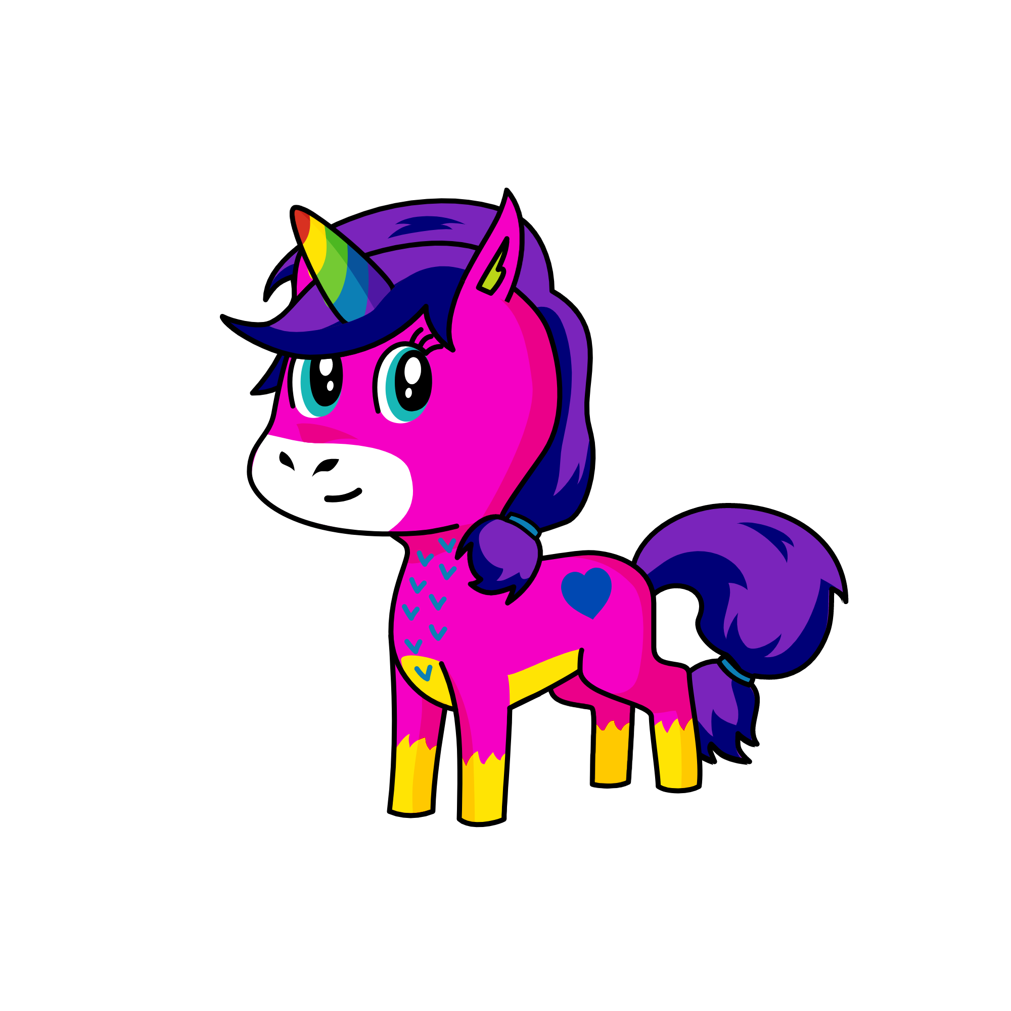 If you catch me . . ., the unicorn