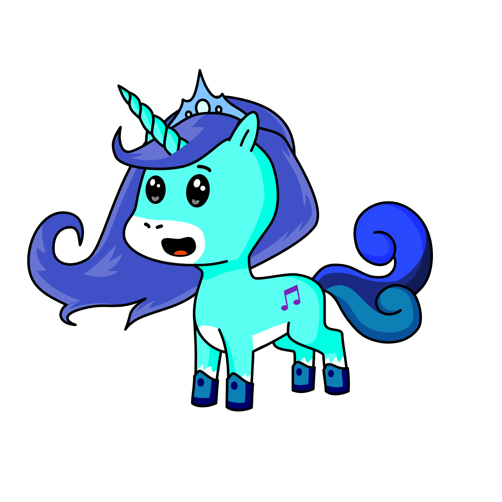 snow, the unicorn