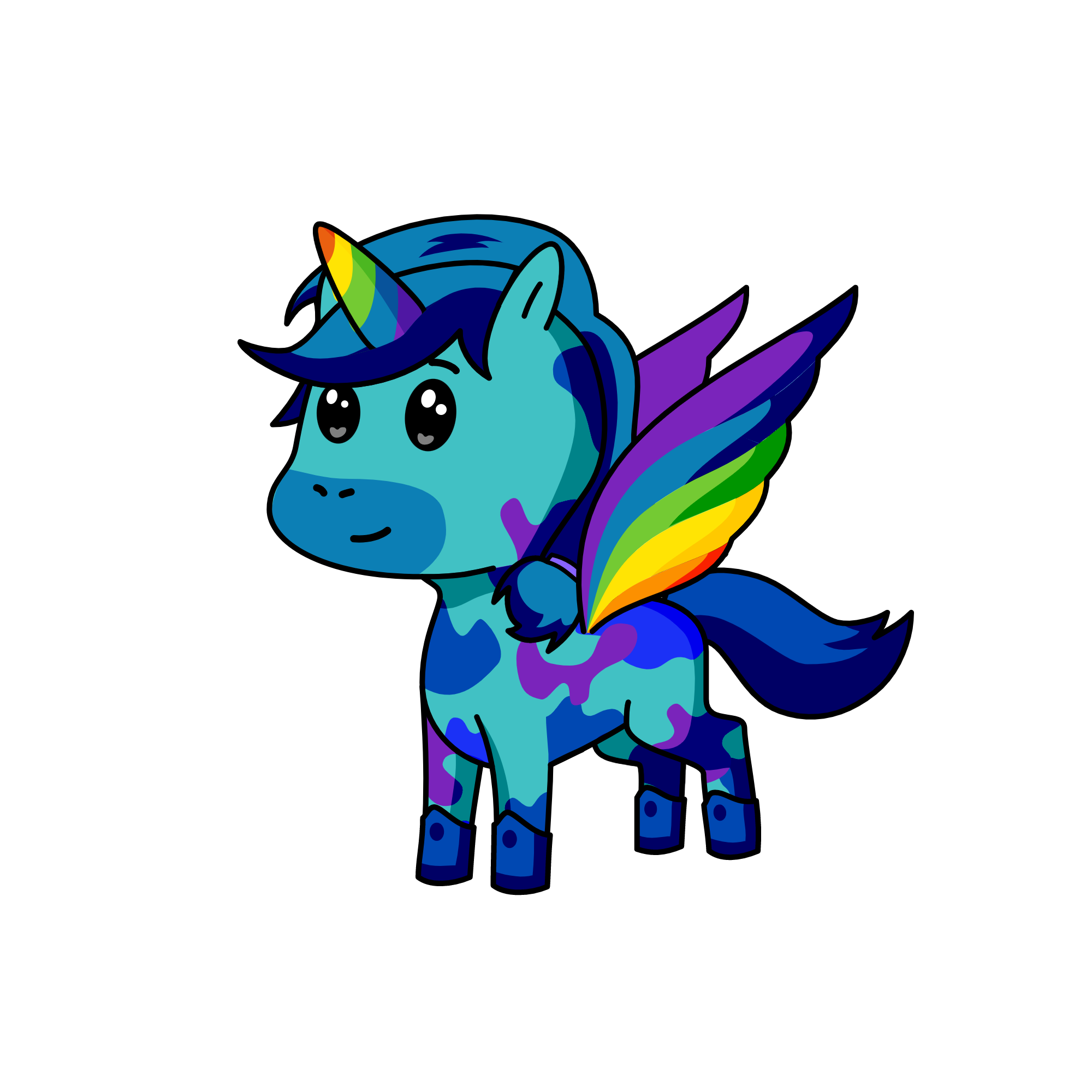 Splash, the unicorn