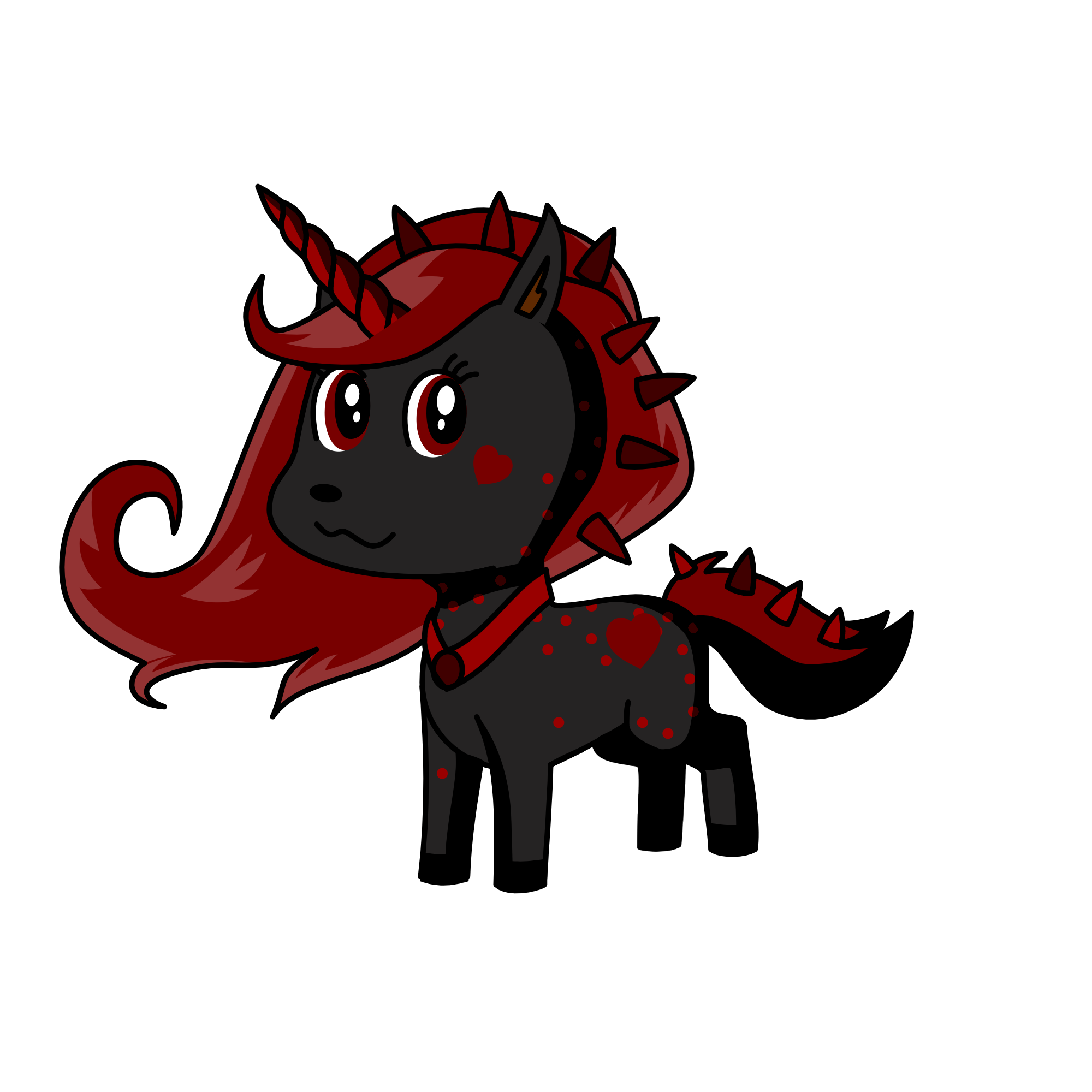 Princess Darkness, the unicorn