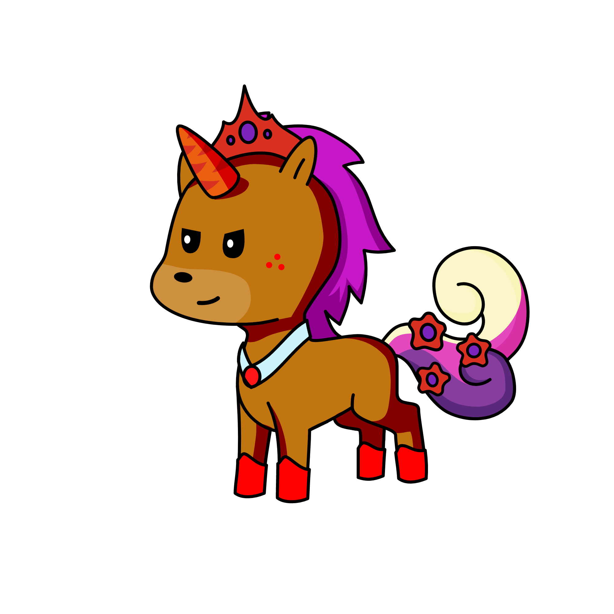 baddy prinsess, the unicorn