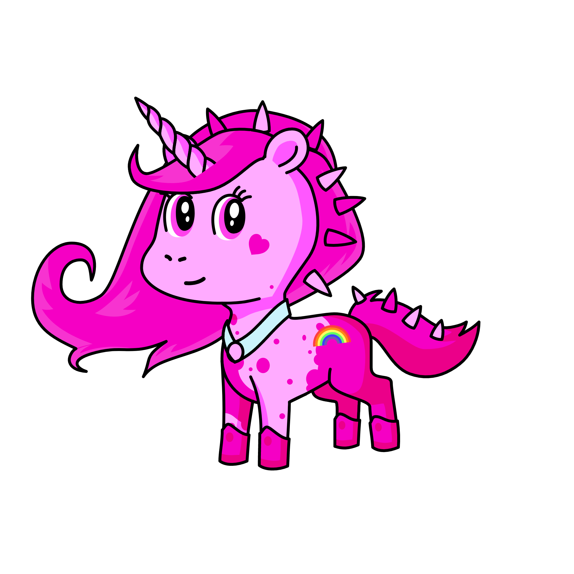 Cupcake, the unicorn
