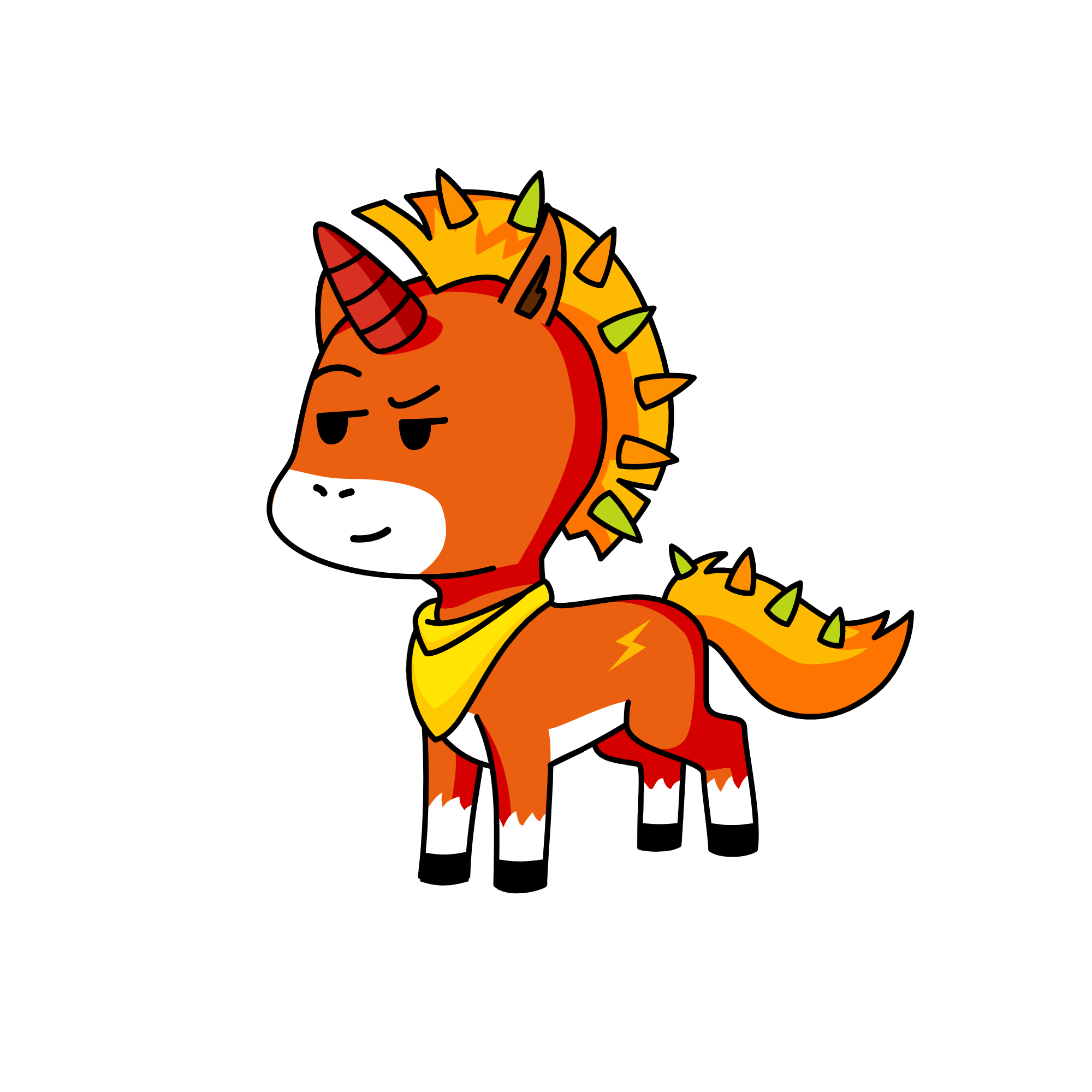 Spike, the unicorn