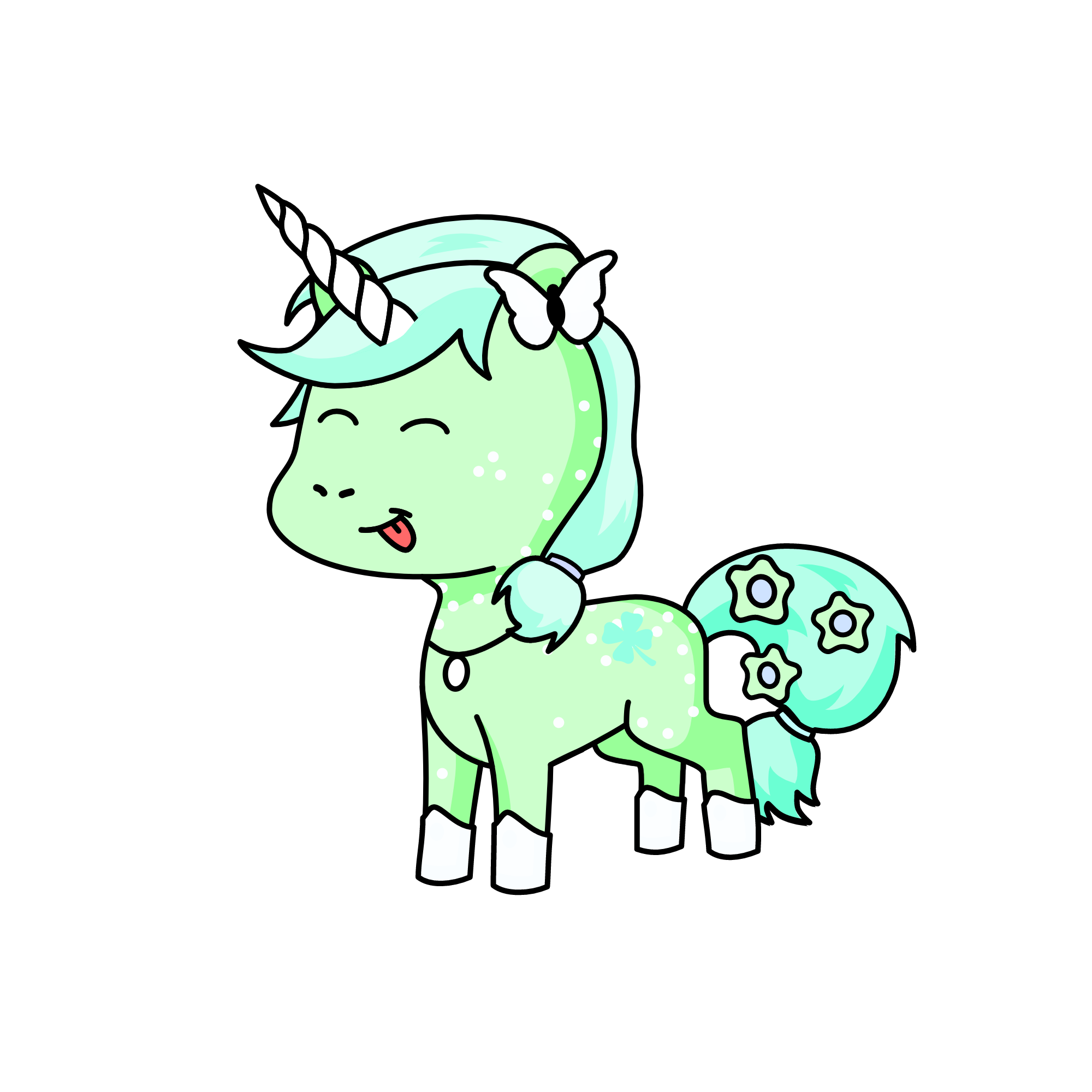 mint, the unicorn