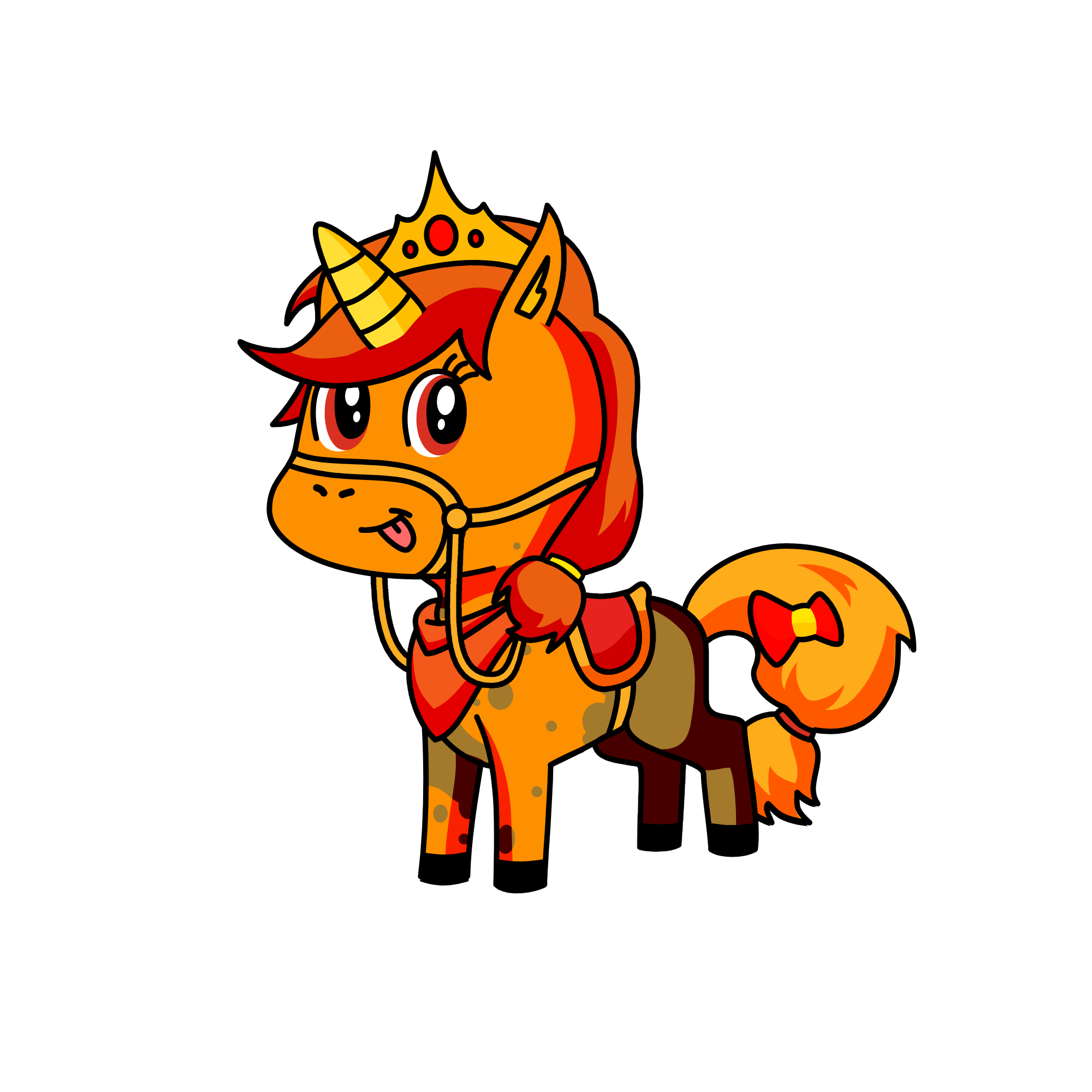 Flame, the unicorn