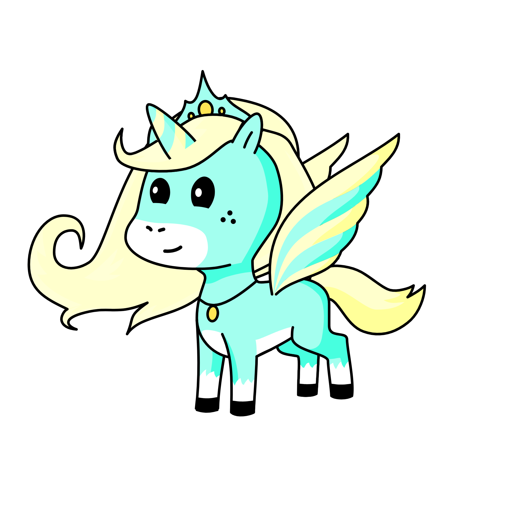 Buttercup, the unicorn