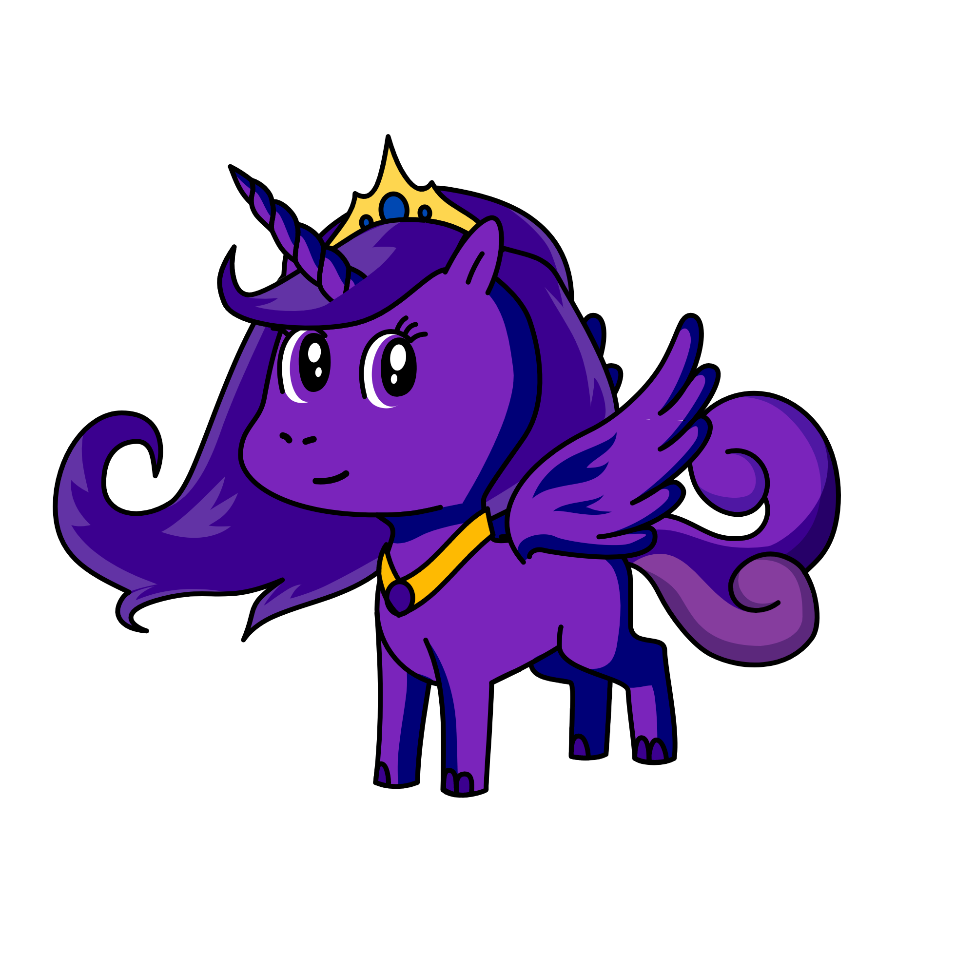 Luna , the unicorn