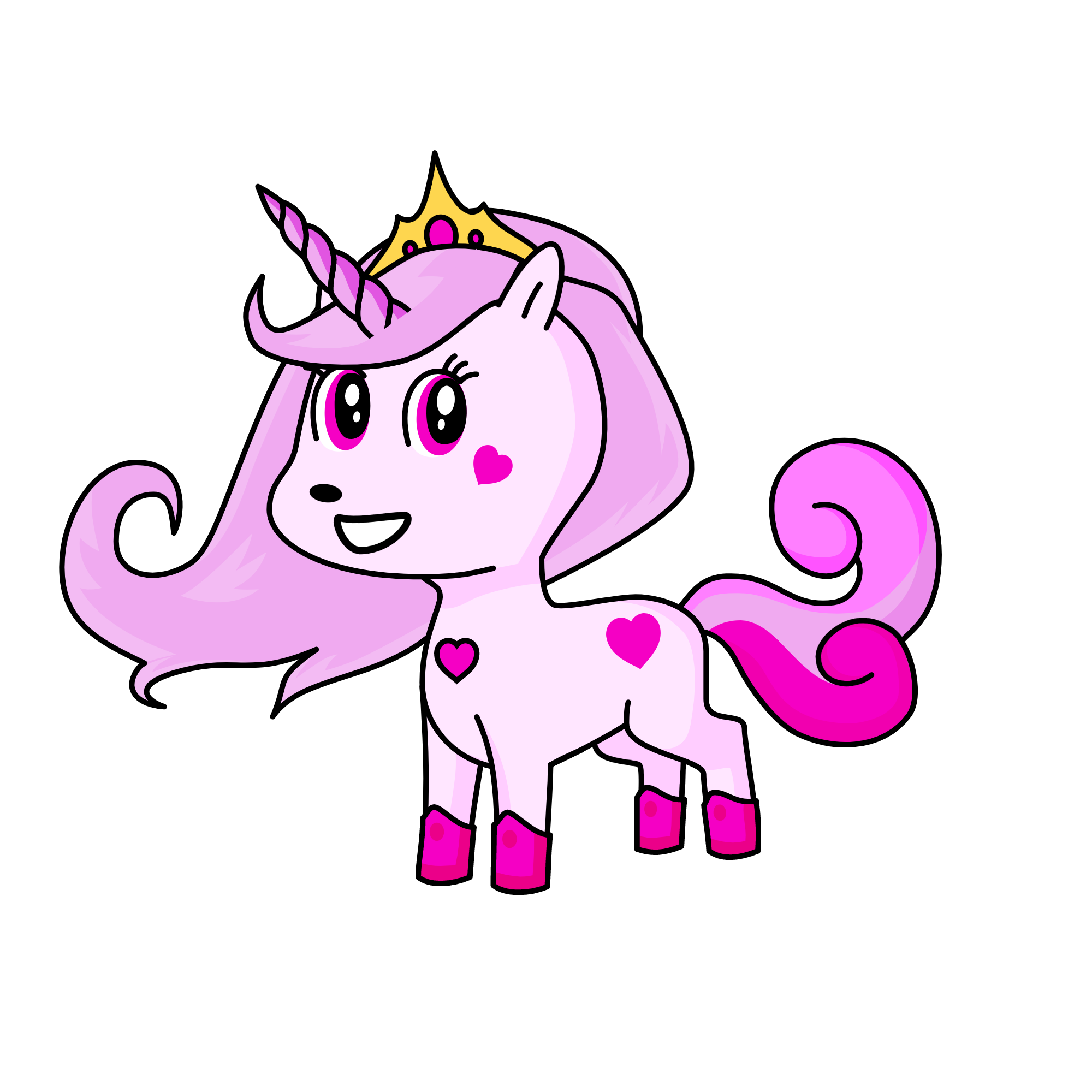 princess pinkie, the unicorn
