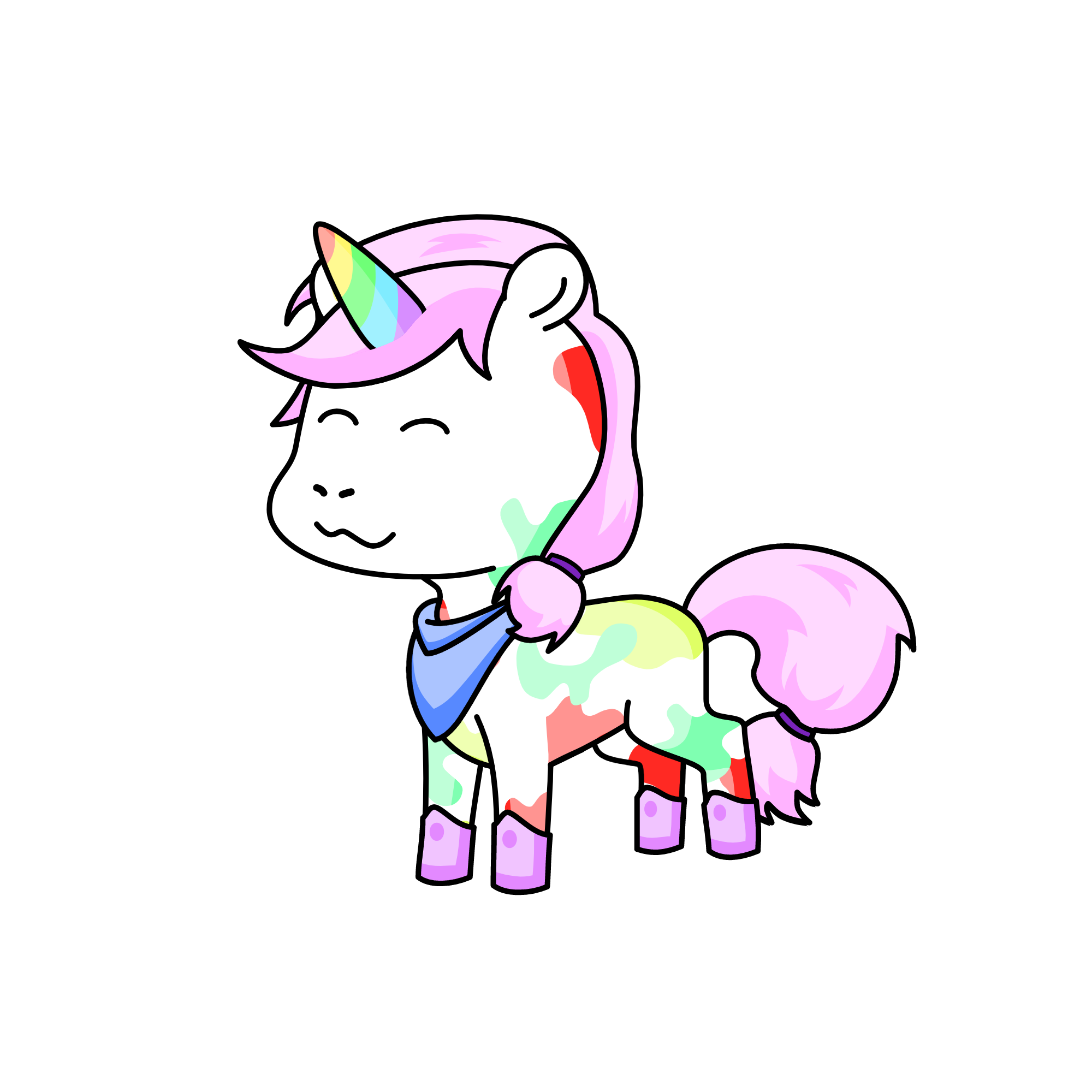 Cutie, the unicorn