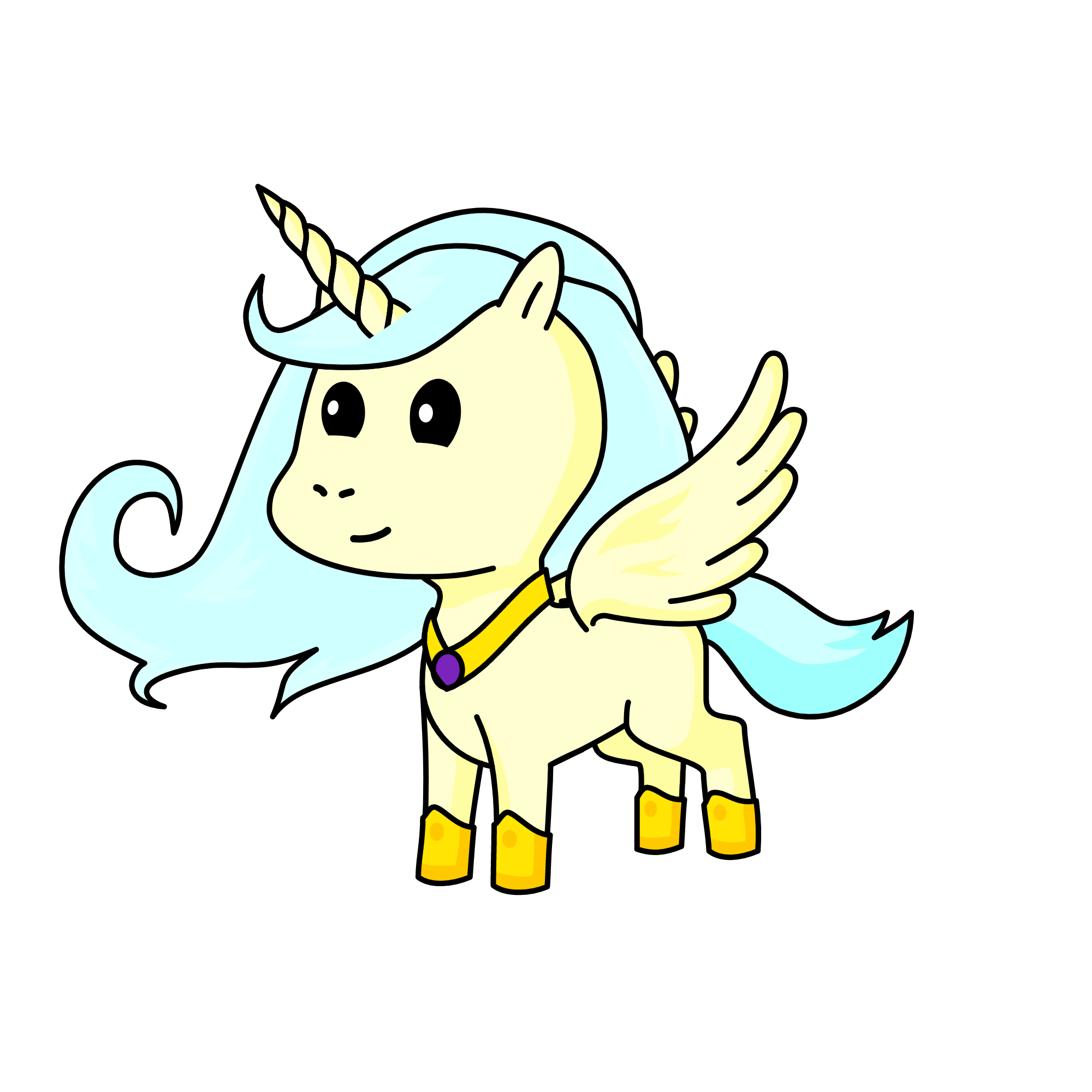 prinsess calesteea, the unicorn