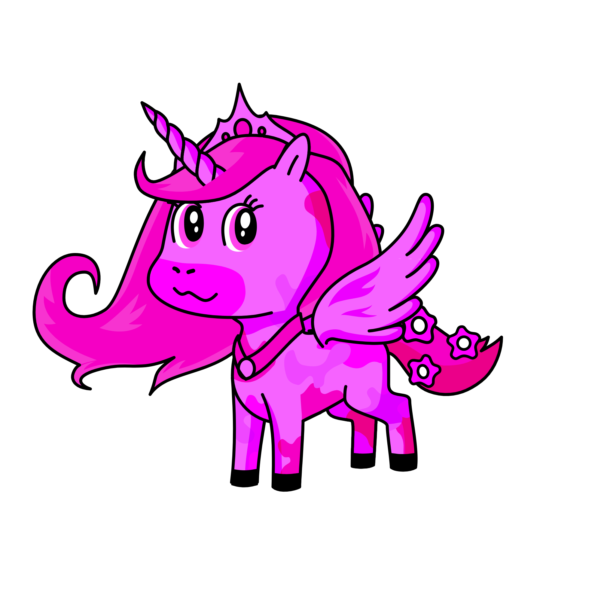 Bubblegum, the unicorn