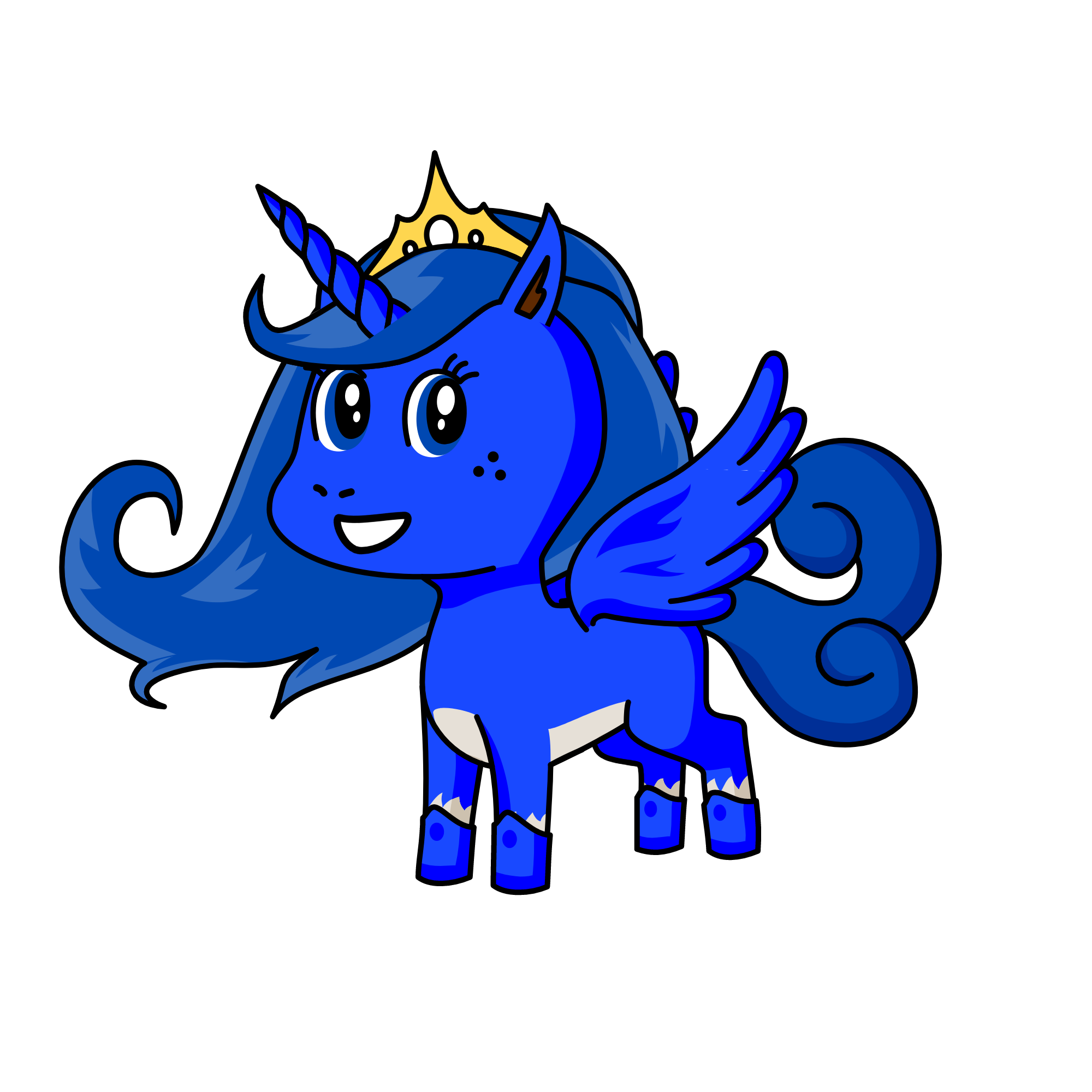 Princess Luna, the unicorn
