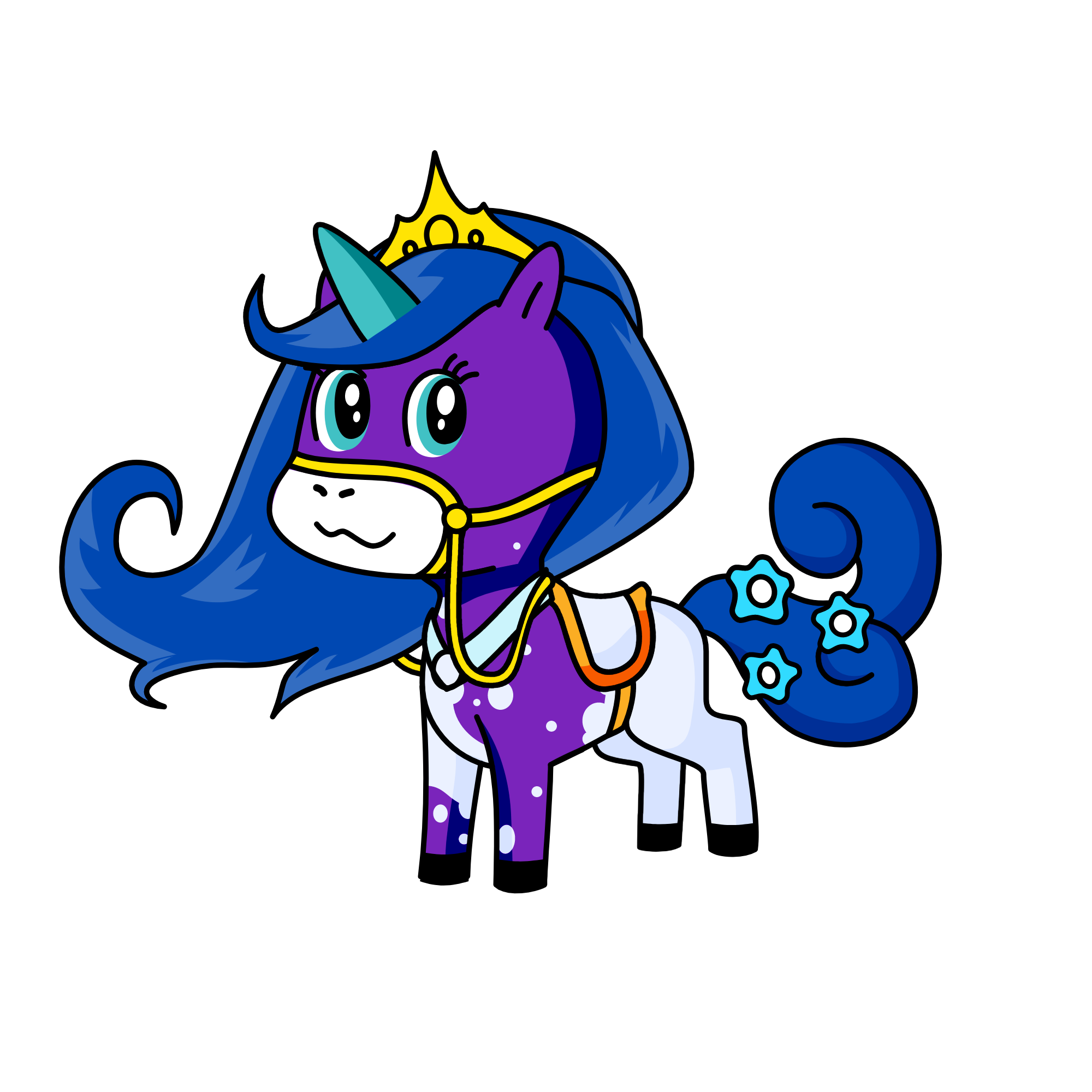 snowy, the unicorn