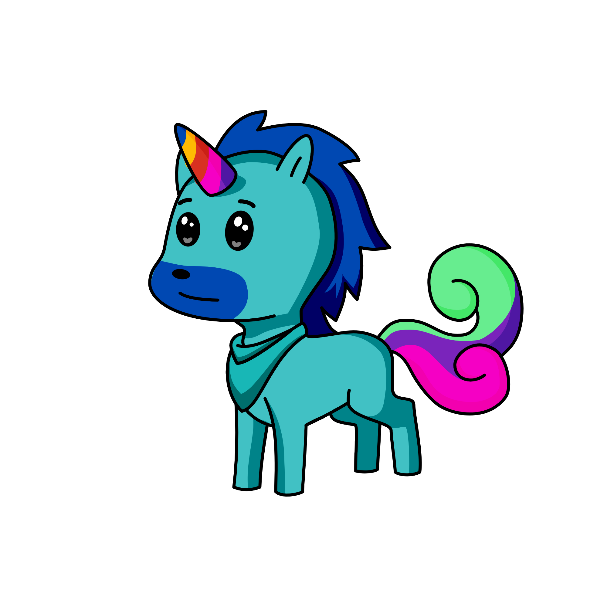 scarlet, the unicorn