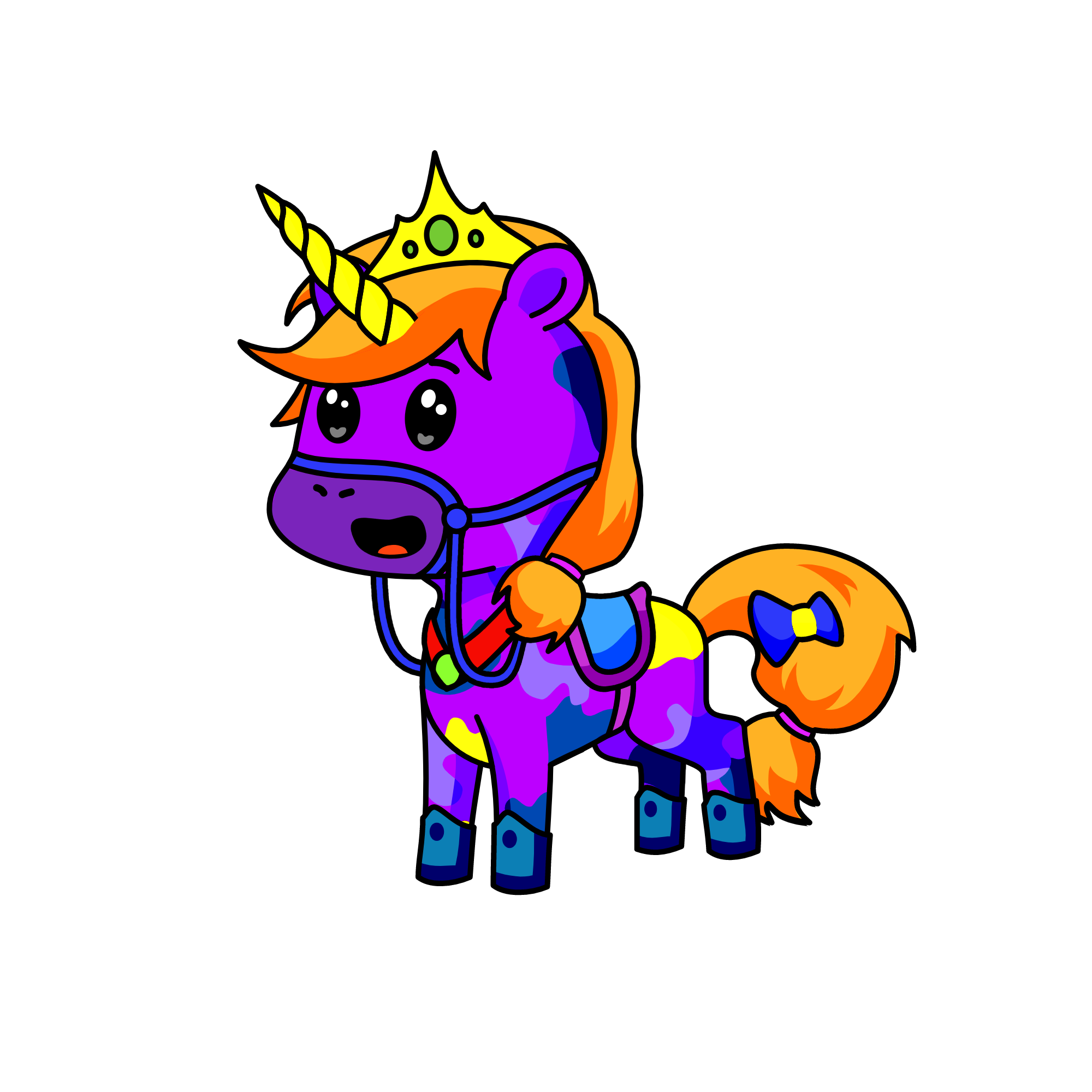 FUN PAINTER, the unicorn