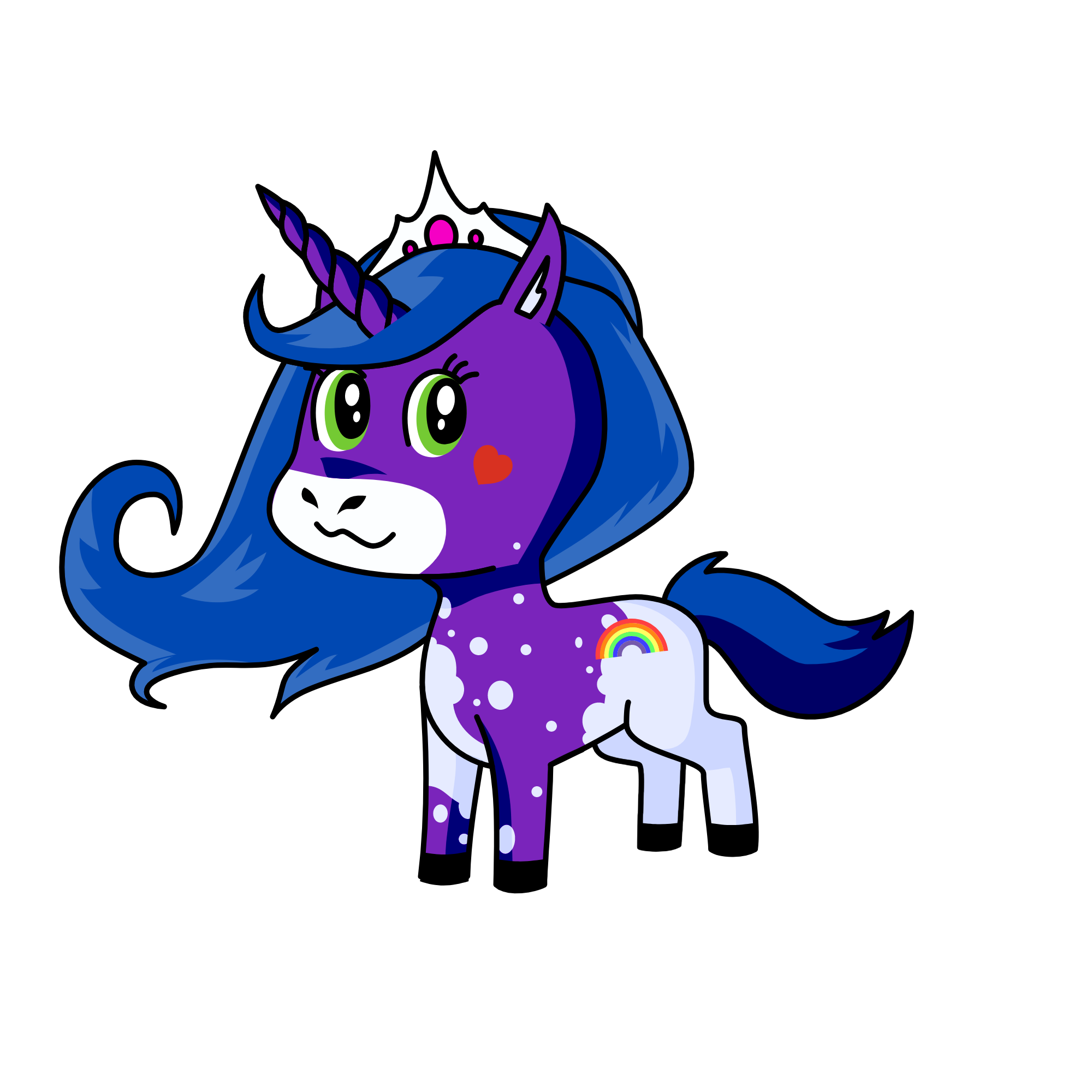 Shake, the unicorn