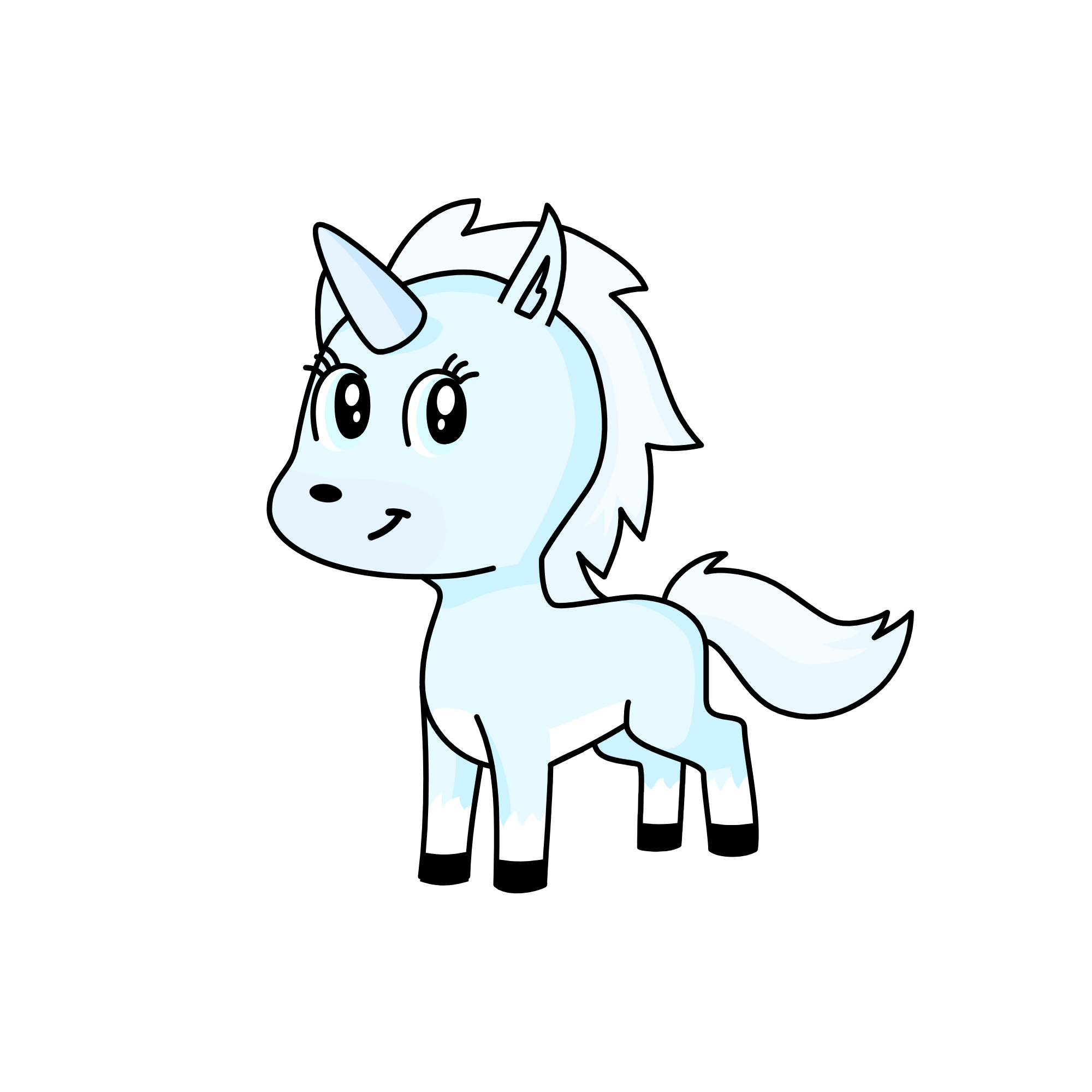 Winter, the unicorn