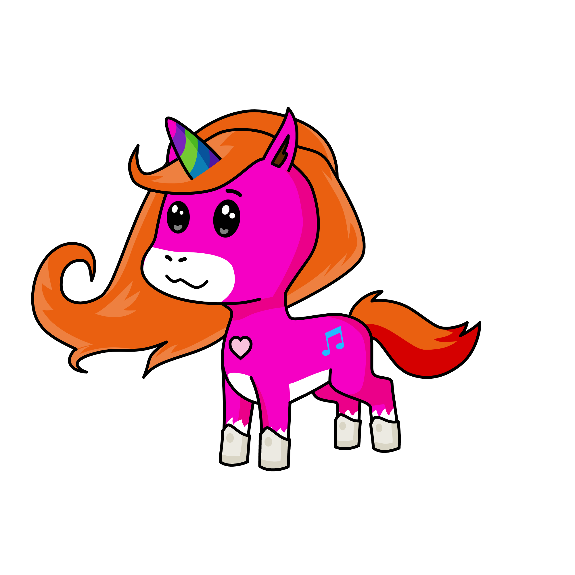 girl, the unicorn