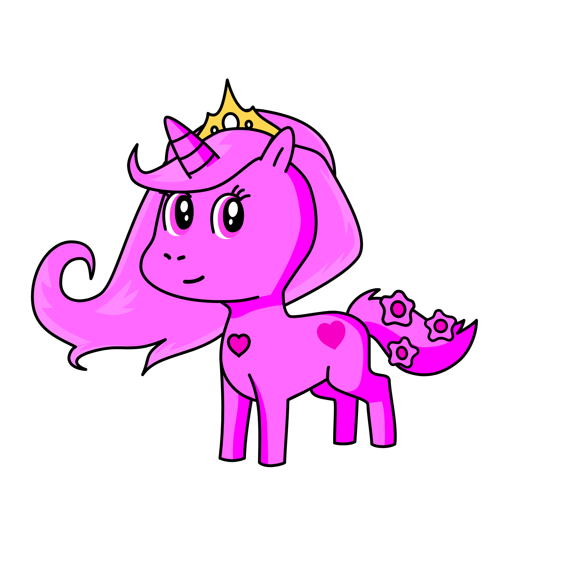 Sweet Pea, the unicorn