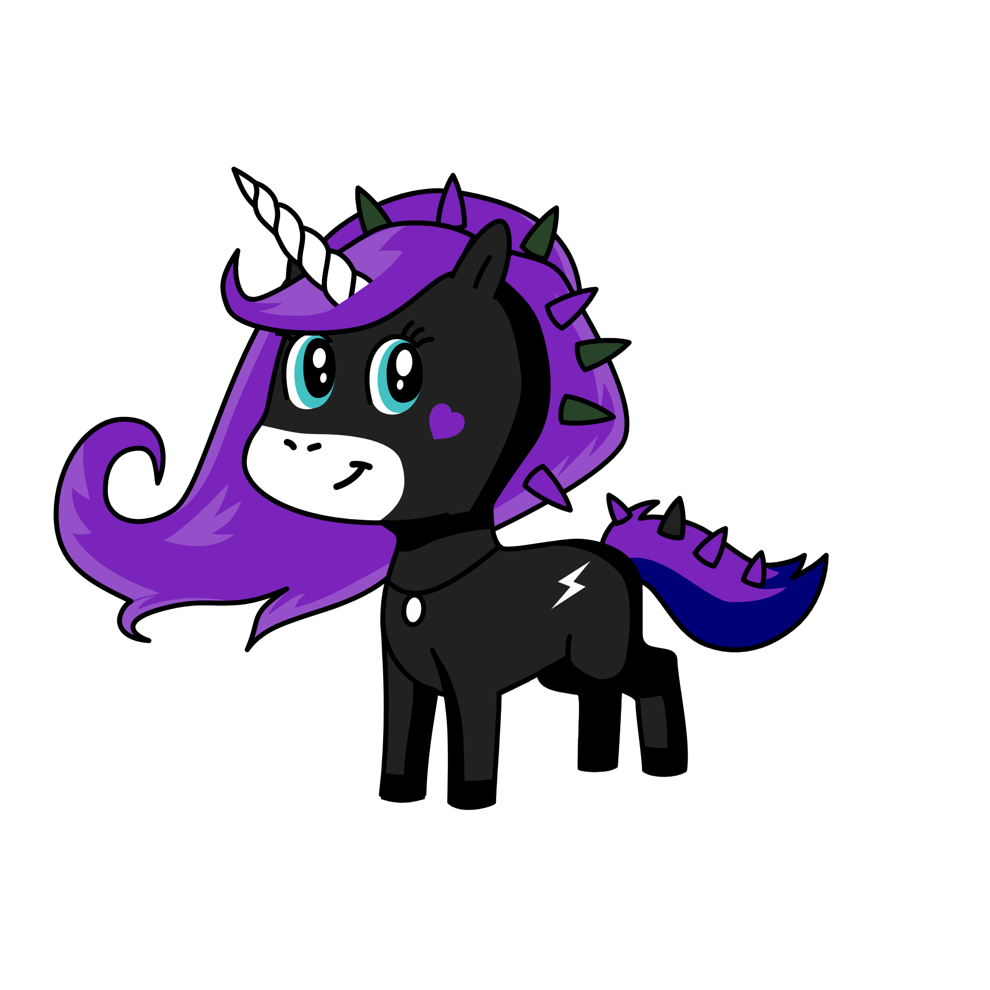 emo, the unicorn