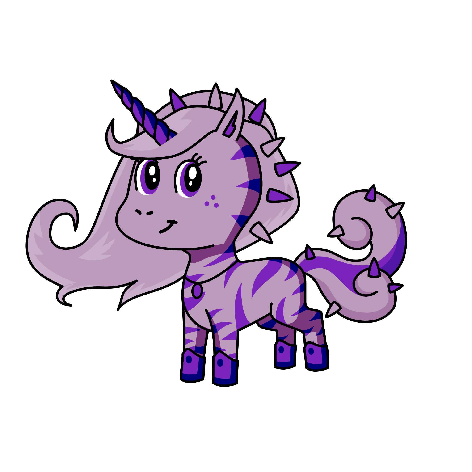 Lilac, the unicorn