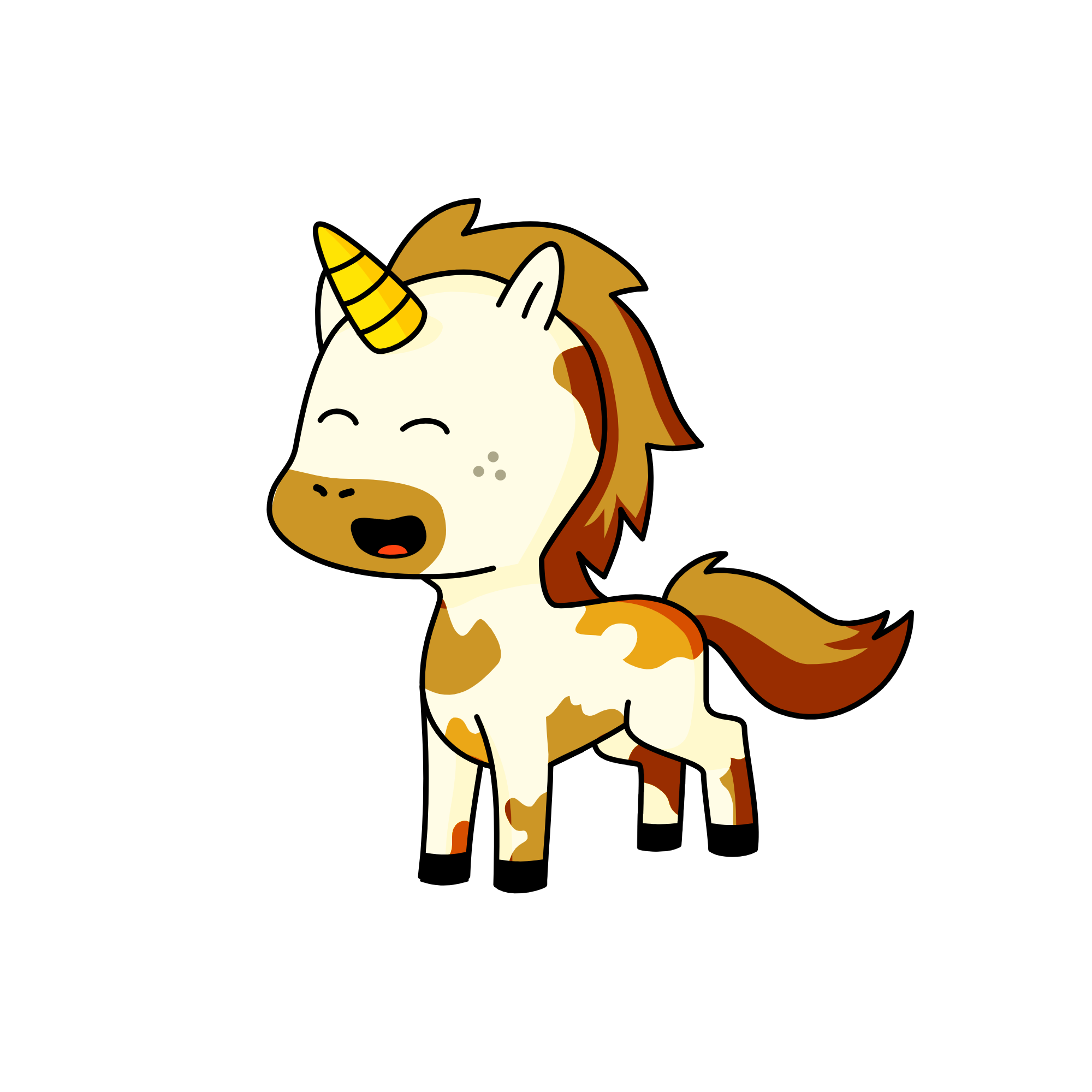 Pocky, the unicorn