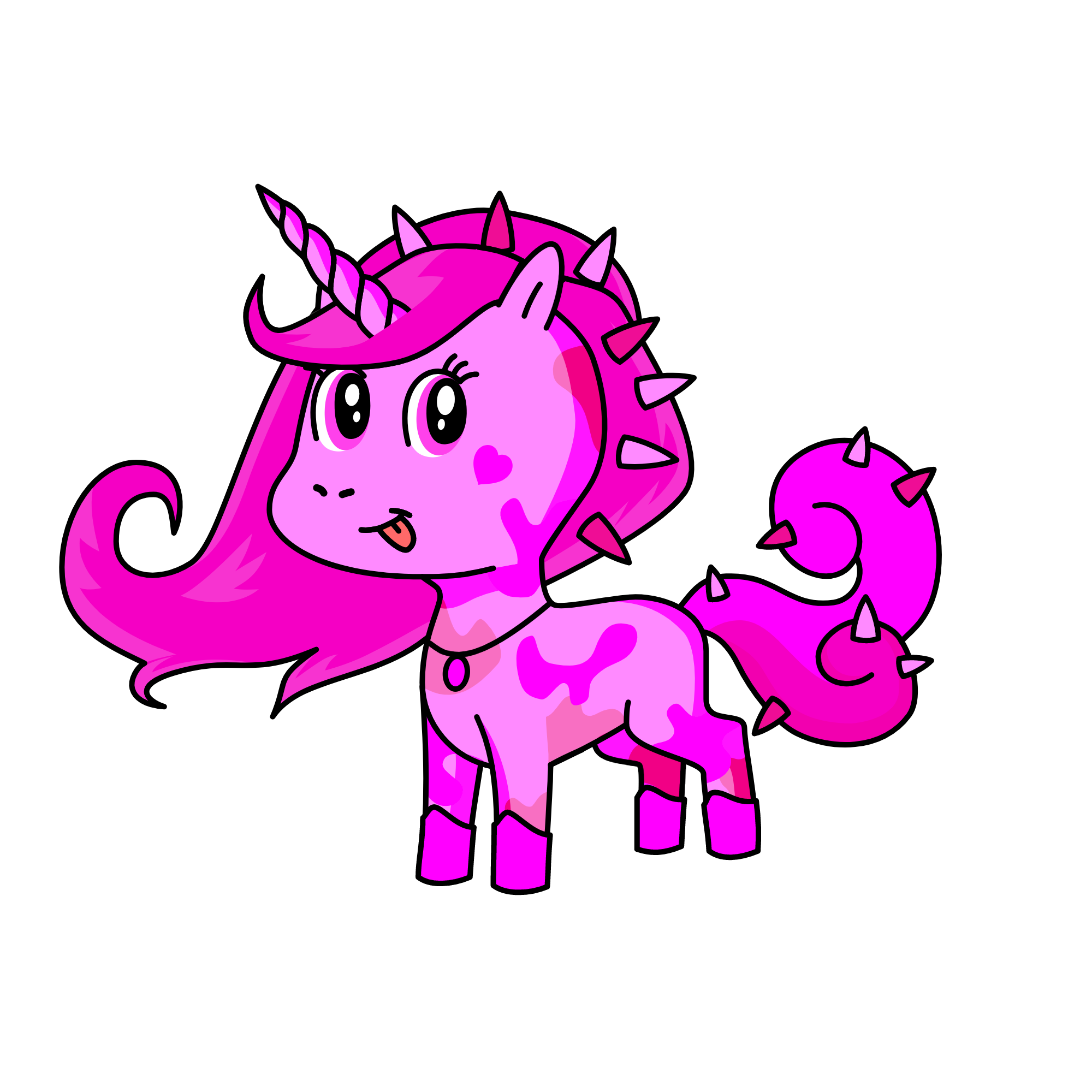 Crista, the unicorn
