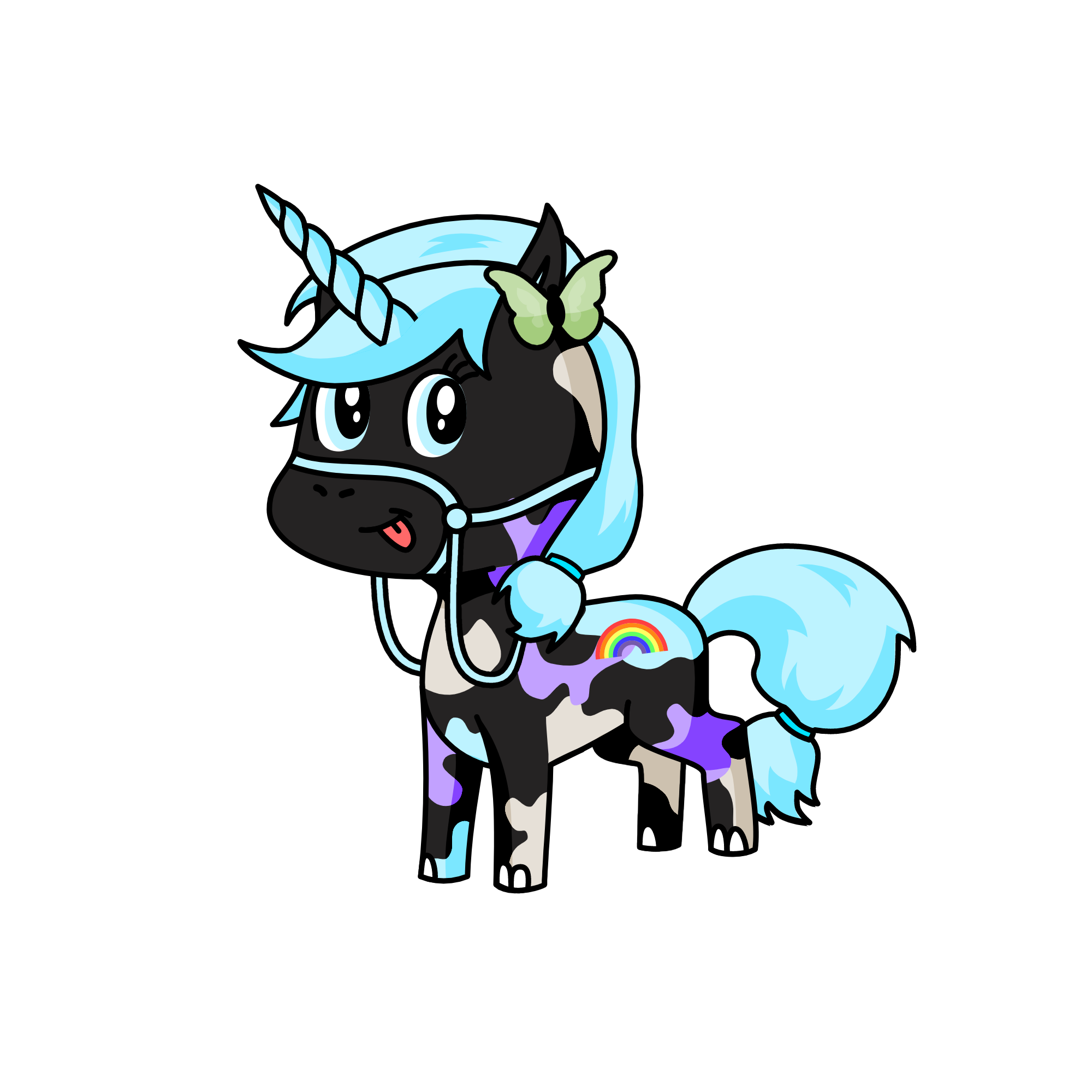 blacky12345, the unicorn