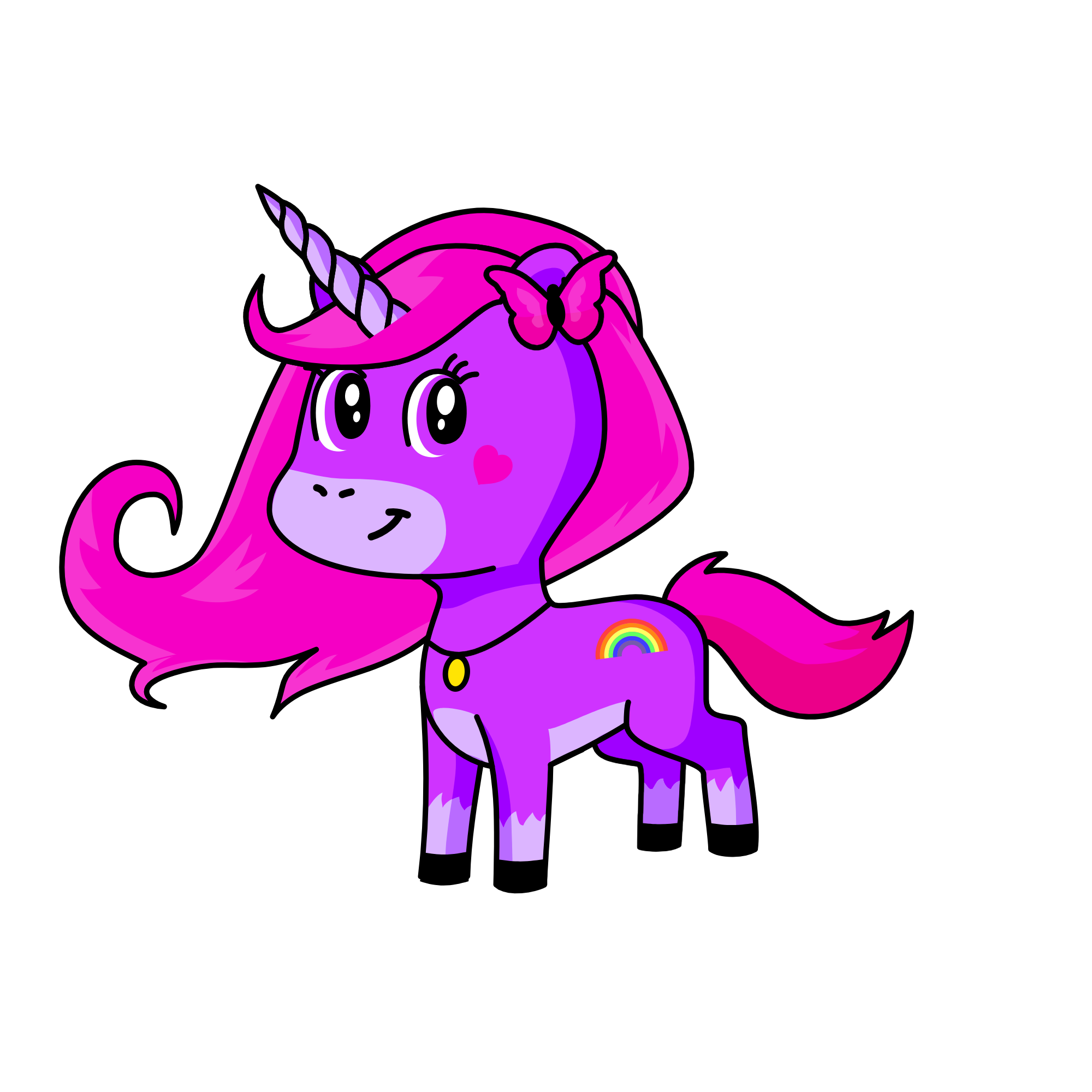 Cotton candy, the unicorn