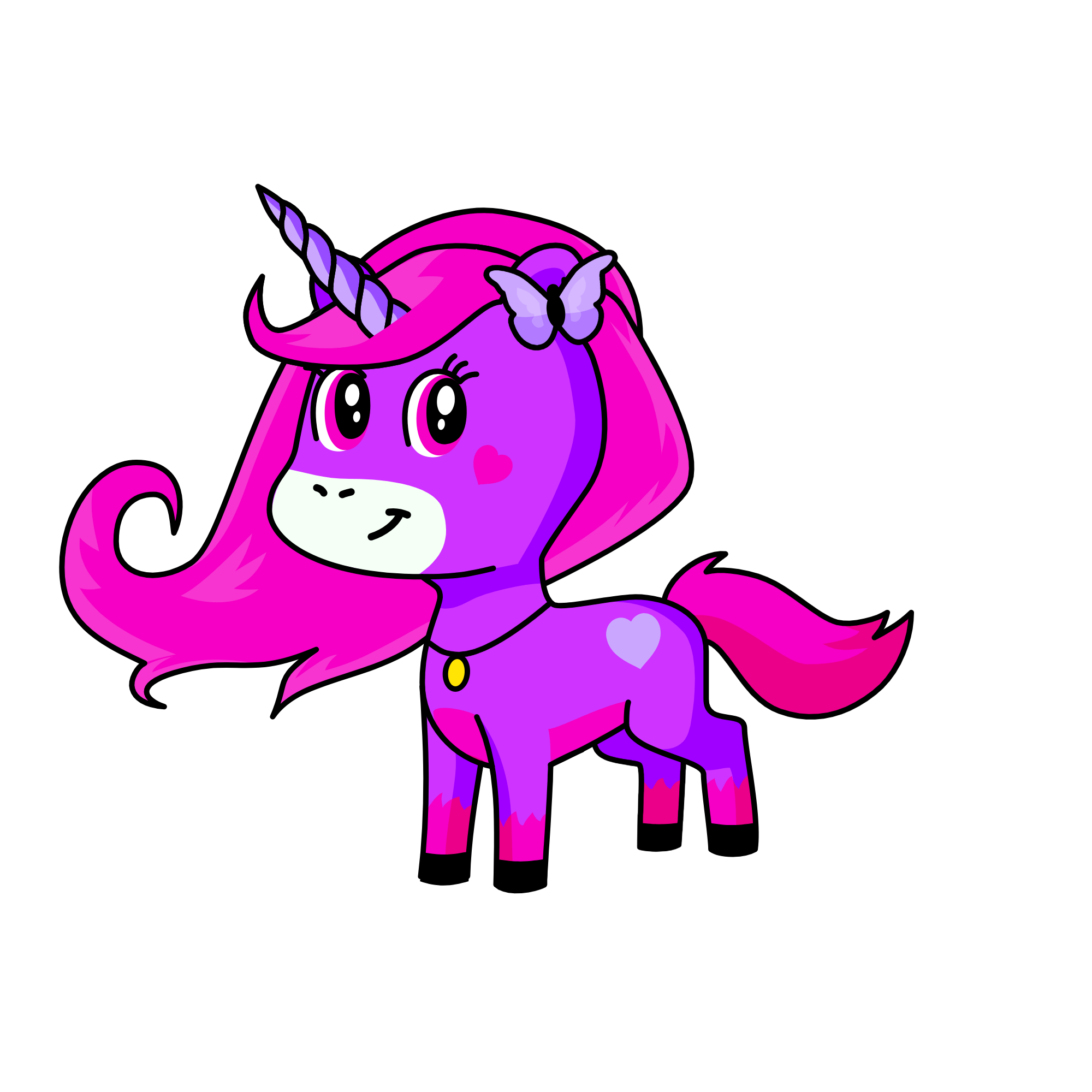 Cotton candy, the unicorn