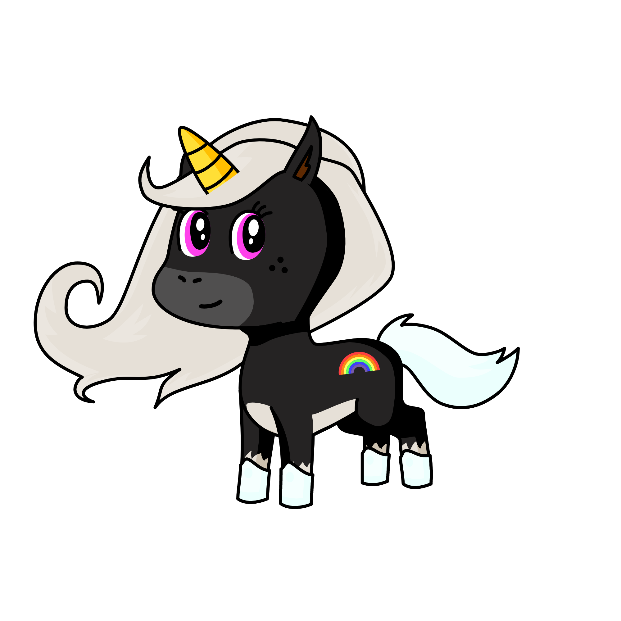 Midnight, the unicorn