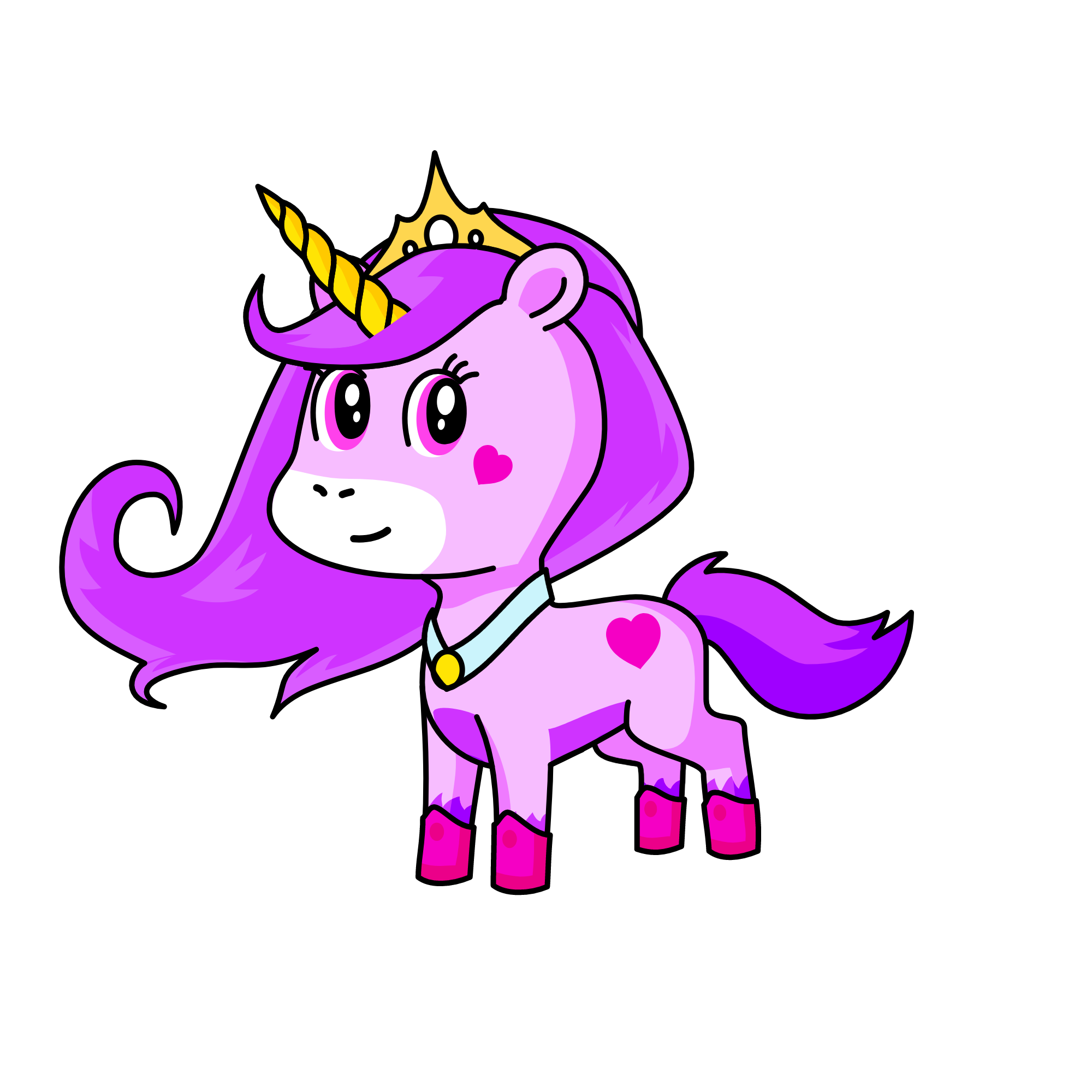 Princess cake, the unicorn