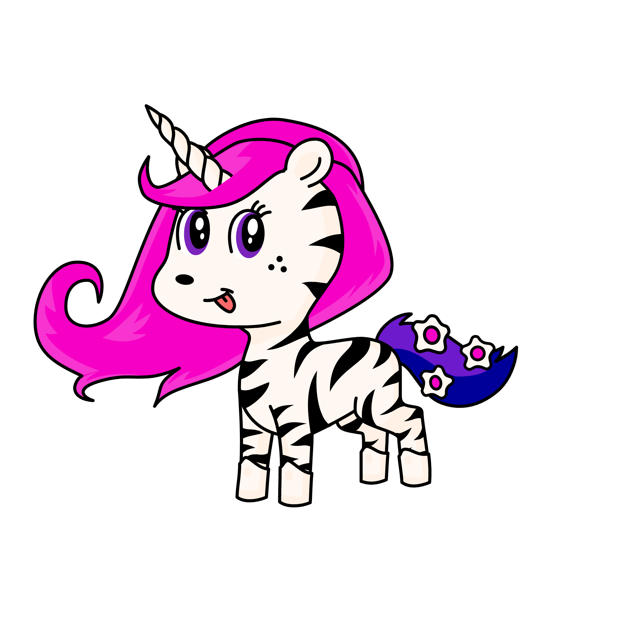 zebracorn by arya n riya!!, the unicorn