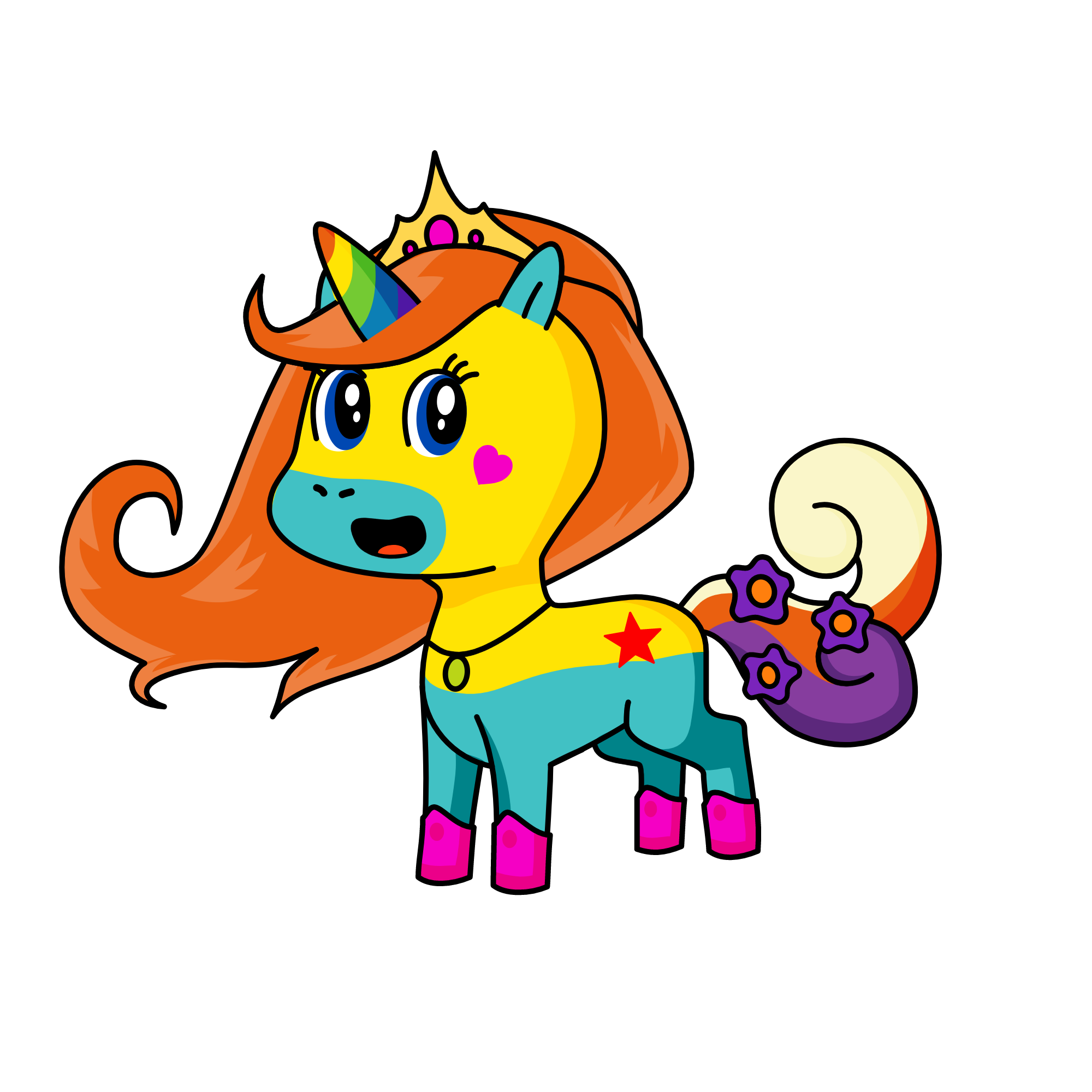 amber, the unicorn