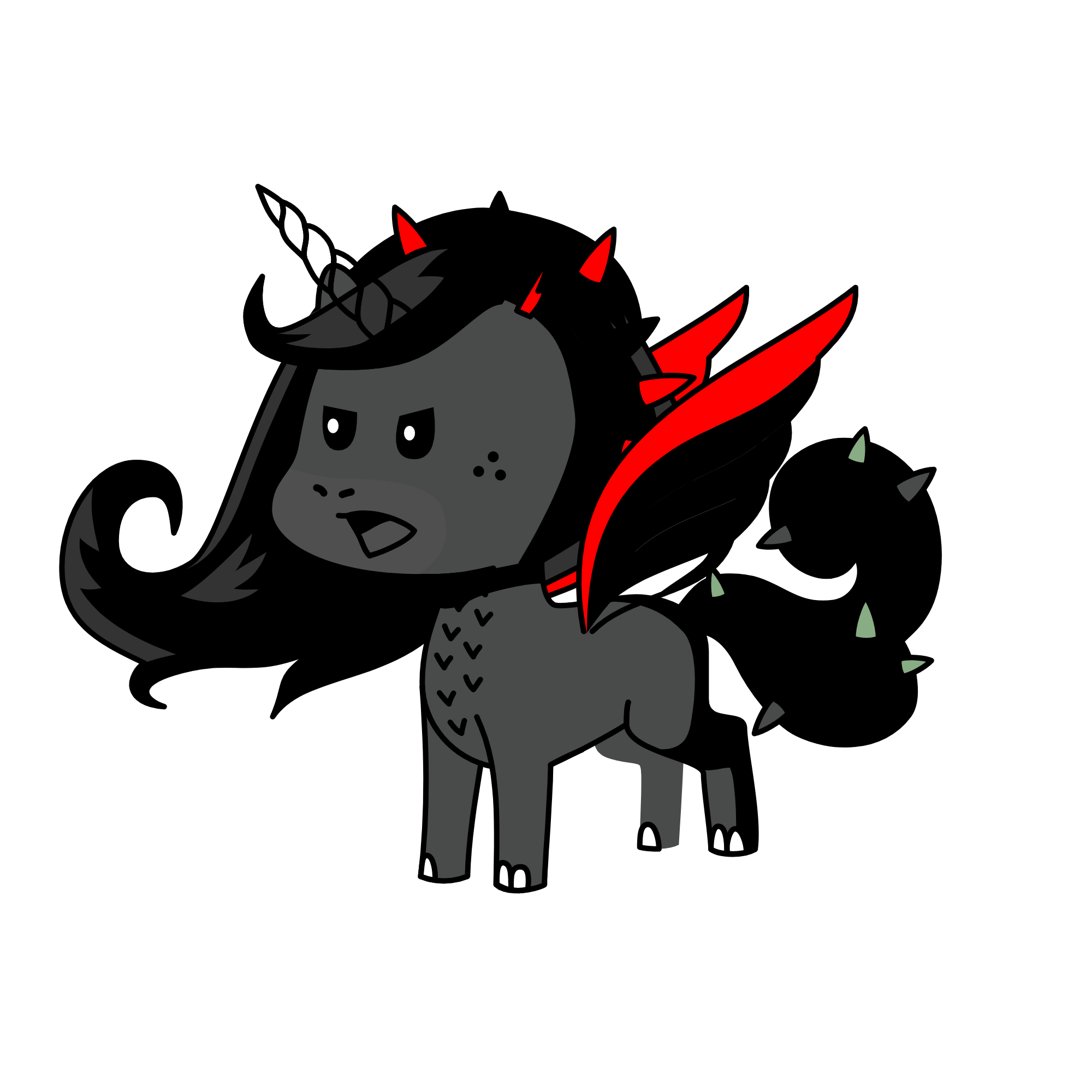 THE DRUUN, the unicorn
